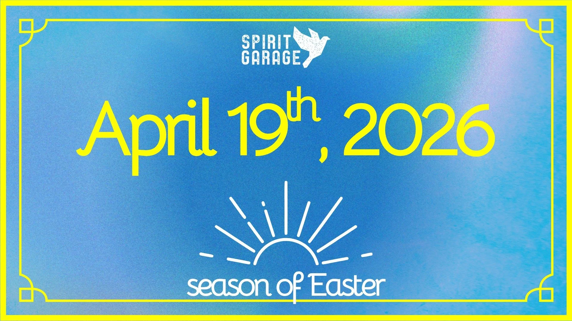 Spirit Garage Worship
Sunday, April 19, 10:30 am
at Meraki Building (100 W. 46th St., Mpls)

During worship this week, we will hear a story about two disciples who haven&rsquo;t yet learned about Easter--about Jesus rising from the dead and the momen