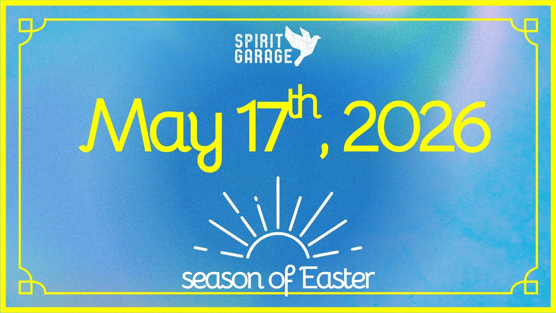 Spirit Garage Worship
Sunday, April 26, 10:30 am
at Meraki Building (100 W. 46th St., Mpls)

This week, Pr. Holly preaches on John 14:15-21, which is part of Jesus' "Farewell Discourse" with his disciples, during which he offers comfort and