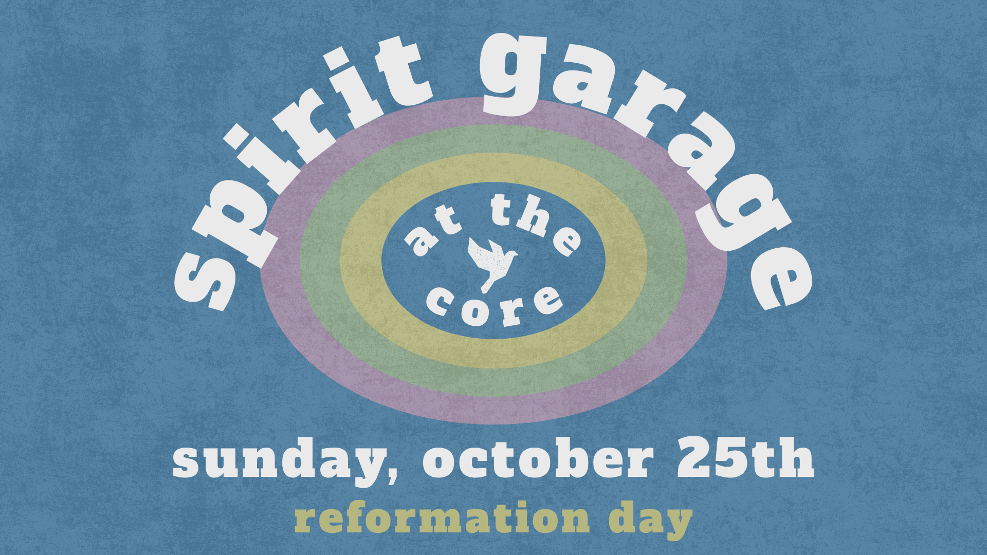 Worship at Spirit Garage: Reformation Day