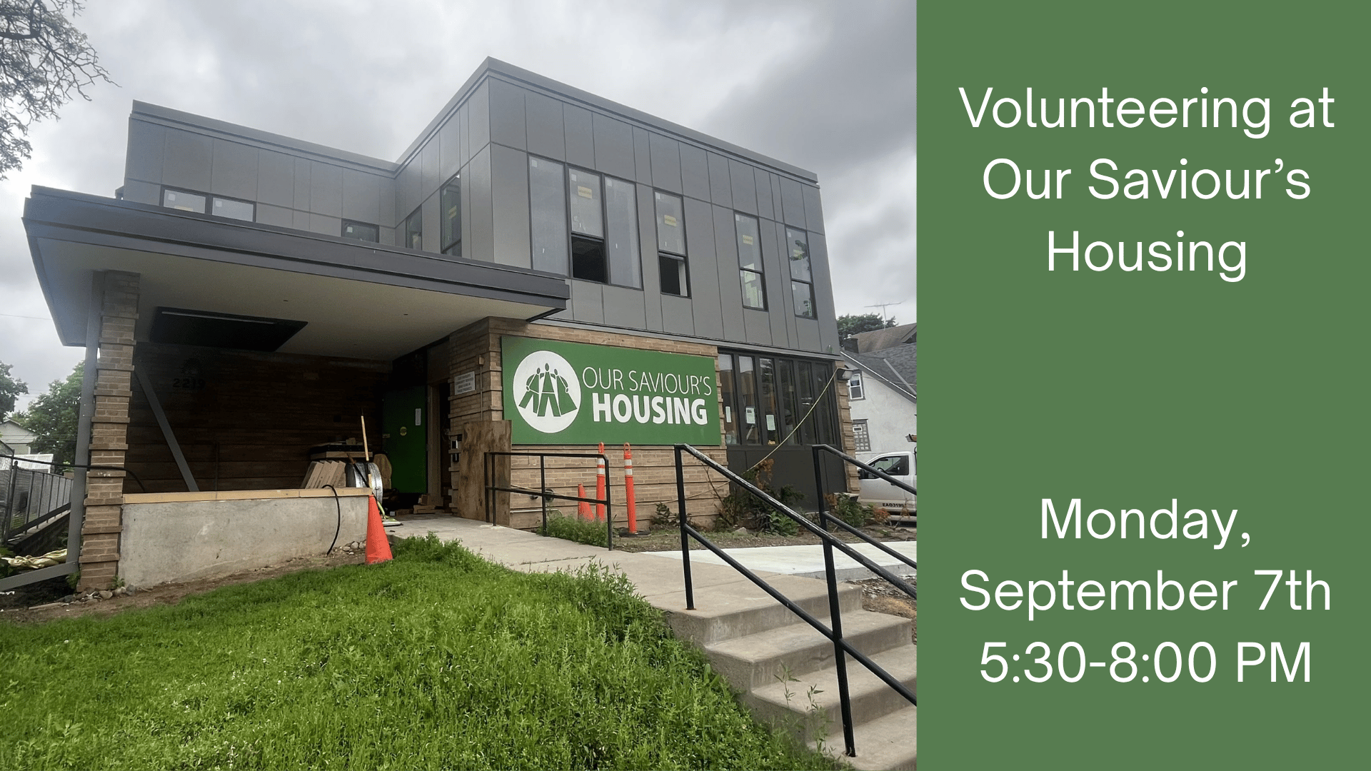 Volunteering at Our Saviour’s Housing