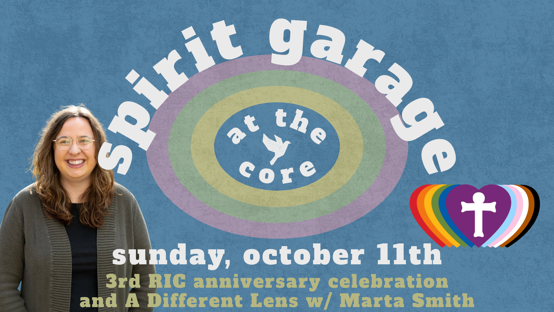 Worship at Spirit Garage: 3rd RIC Anniversary and A Different Lens w/ Marta Smith