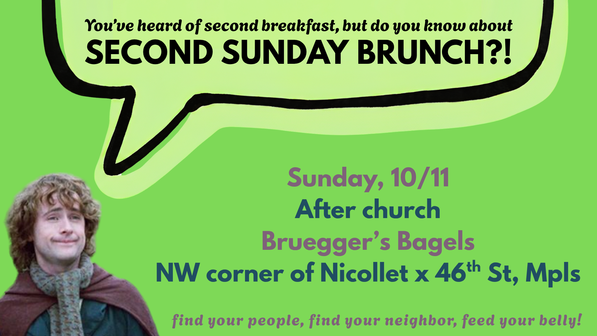Second Sunday Brunch: Bruegger’s Bagels