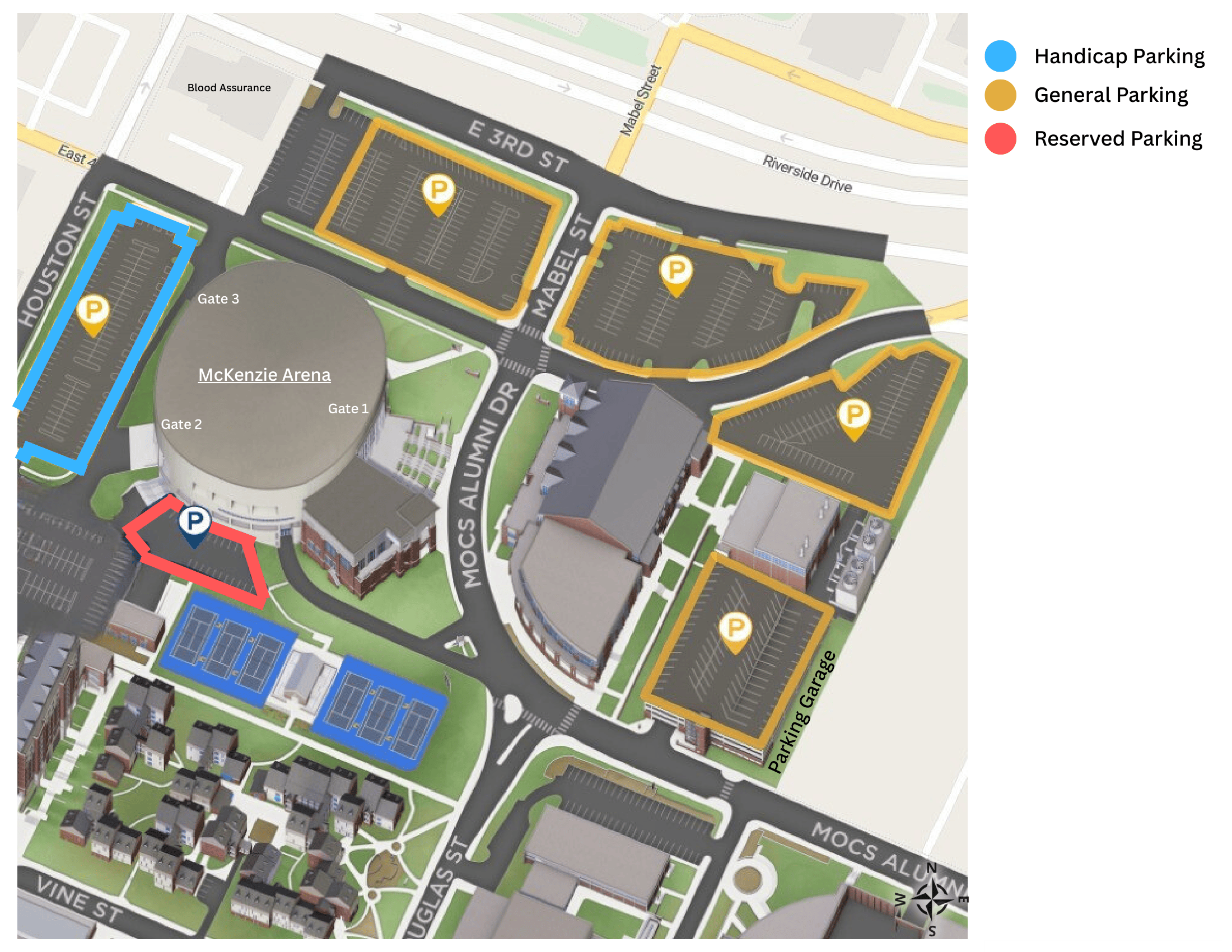 Rise Up at The Roundhouse Parking Map