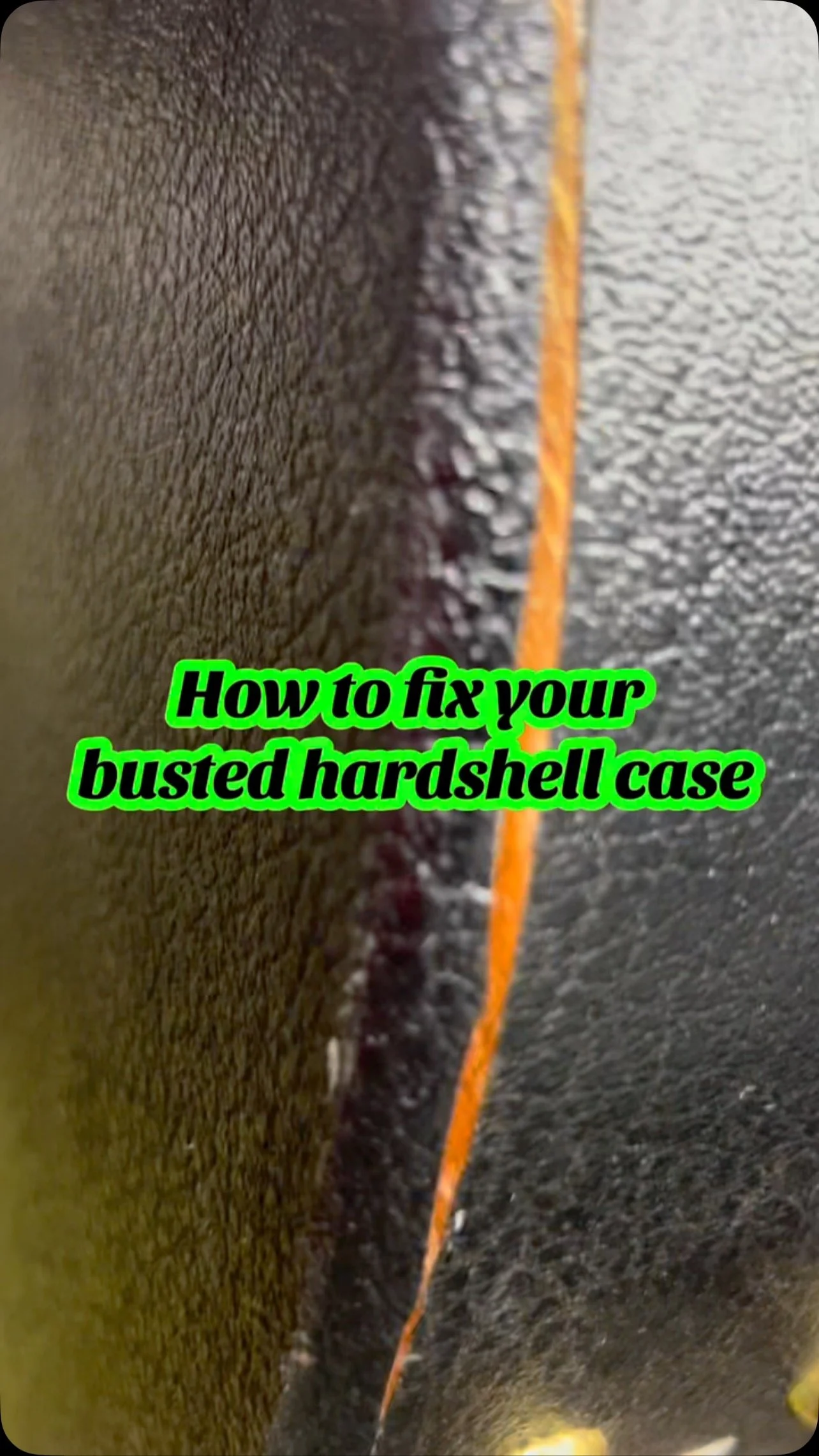 Fix your hardshell case just like your binding!
#guitar #guitartok #guitartech #luthier #acousticguitar #guitartechnician #martinguitars