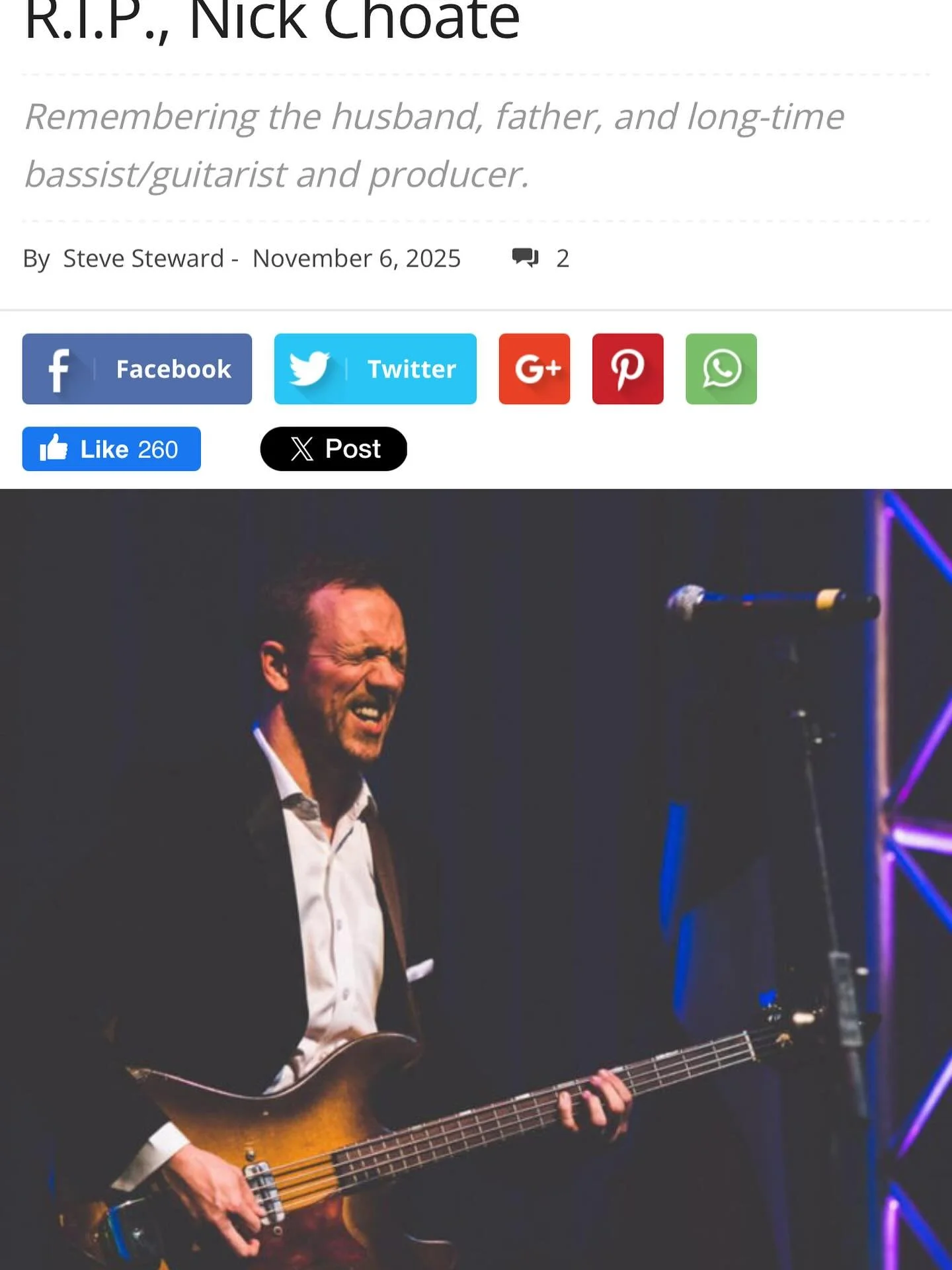 Nick was a friend the moment I met him - and I think he was to every one else too. I didn&rsquo;t know him as well as I wanted to but he was always willing to help me if I asked. What a guy we can look up to. He will be missed. 

Photo: @calquinn