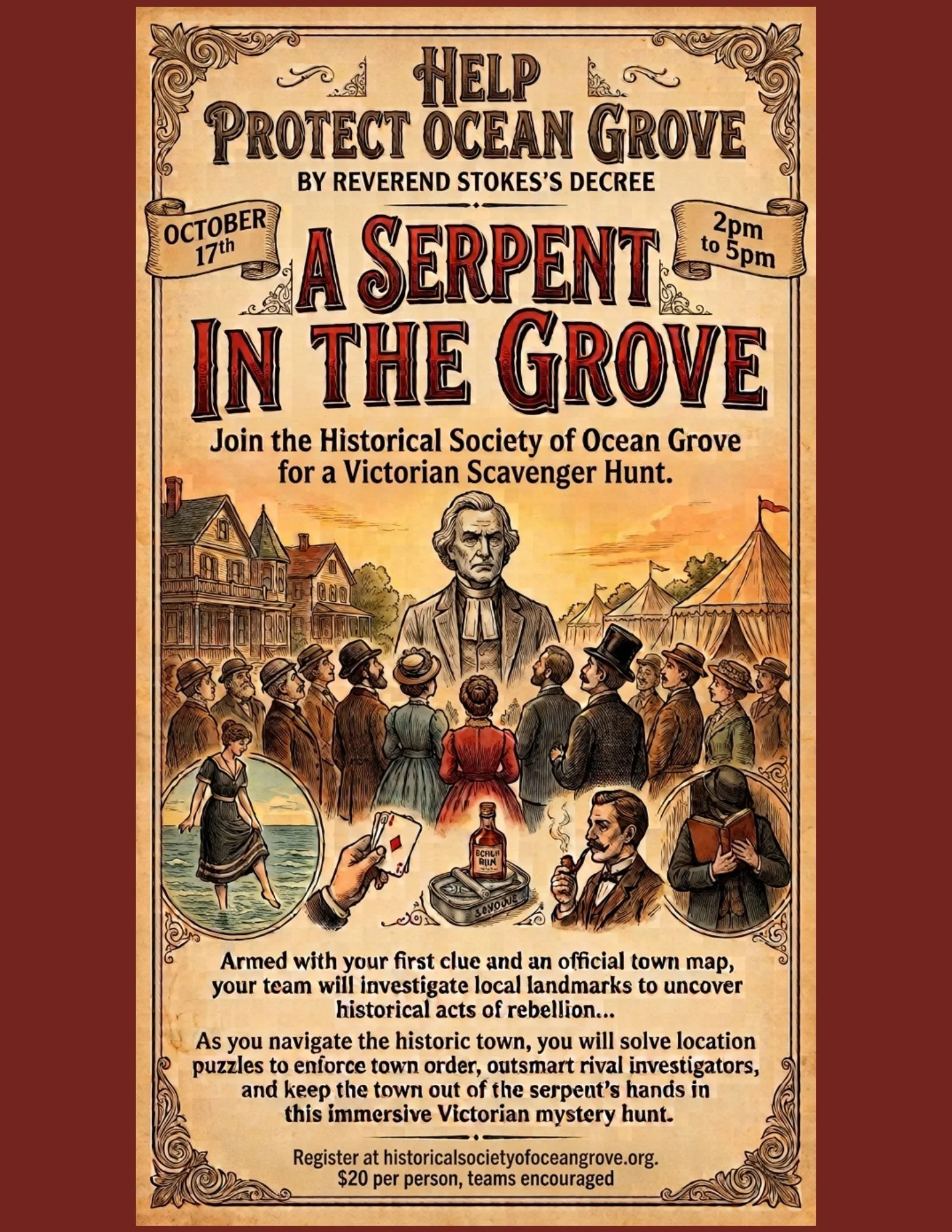 The Serpent in the Grove: A Victorian Scavenger Hunt