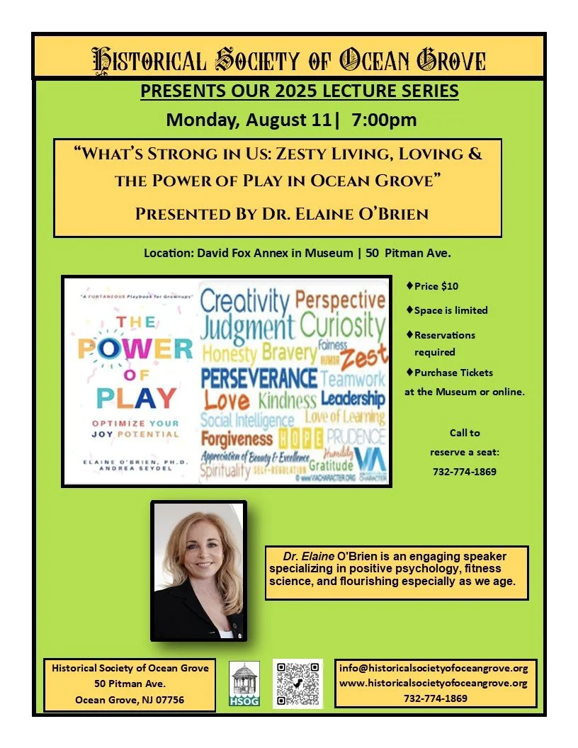 "What's Strong in Us: Zesty Living, Loving, and the Power of Play" Lecture