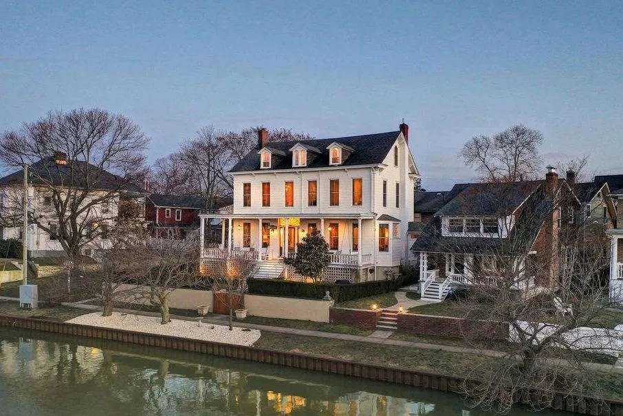 128 Lake Ave: Rogers Cottage: Originally constructed with few decorative embellishments, the house occupied a commanding bluff opposite Sanders Cottage and became a local landmark. Unfortunately, The Rogers family’s time in their Ocean Grove home was