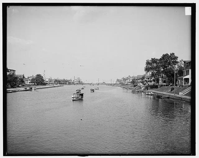 Wesley Lake (1905) Read about the history & troubled waters of Wesley Lake by clicking on the image.