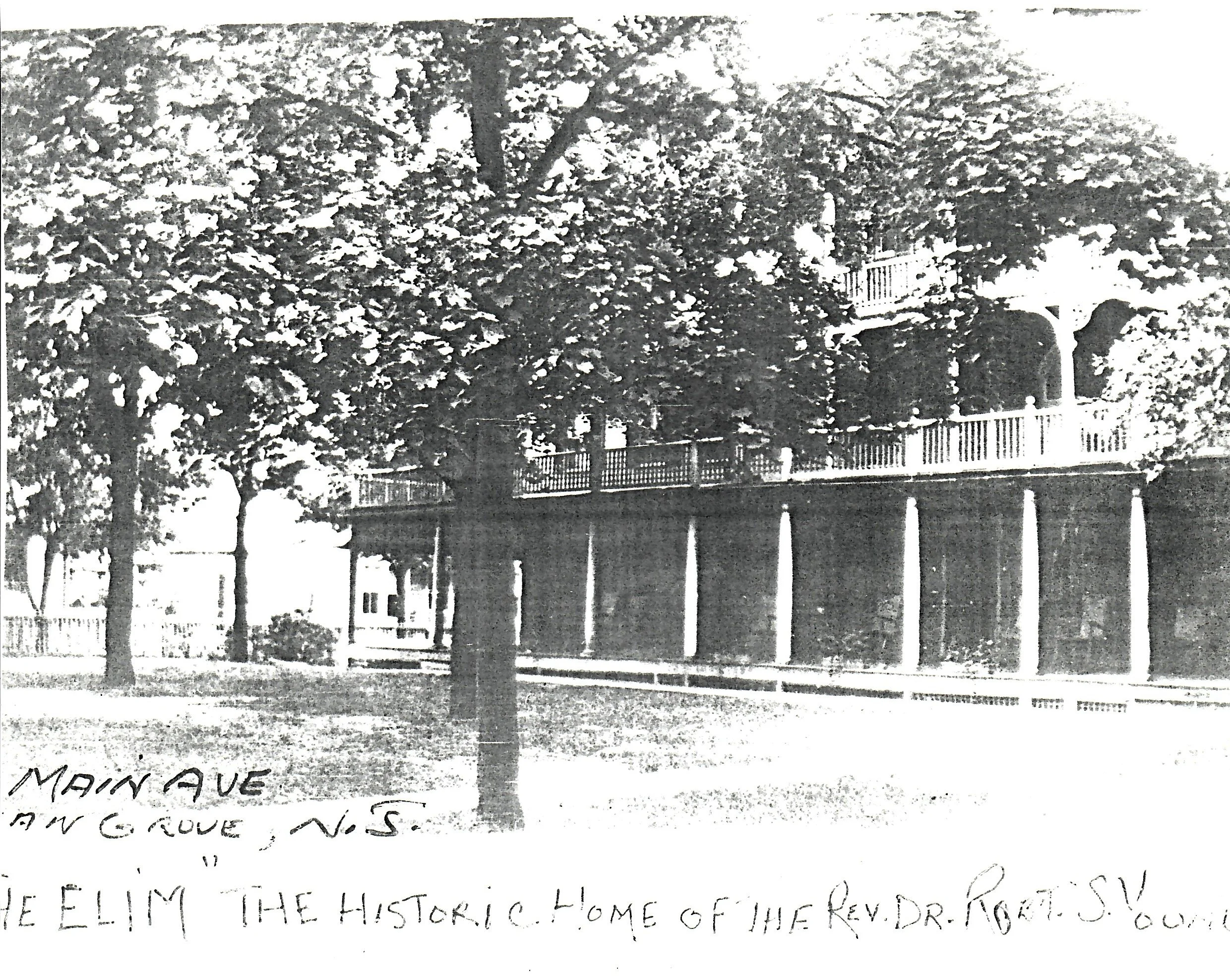 Elim Cottage (1870): Elim Cottage began as a small house built in 1870 from shipwrecked timber, and soon became one of Ocean Grove’s earliest buildings, later repurposed as a charitable seaside retreat for ministers in need of rest. Managed by the La