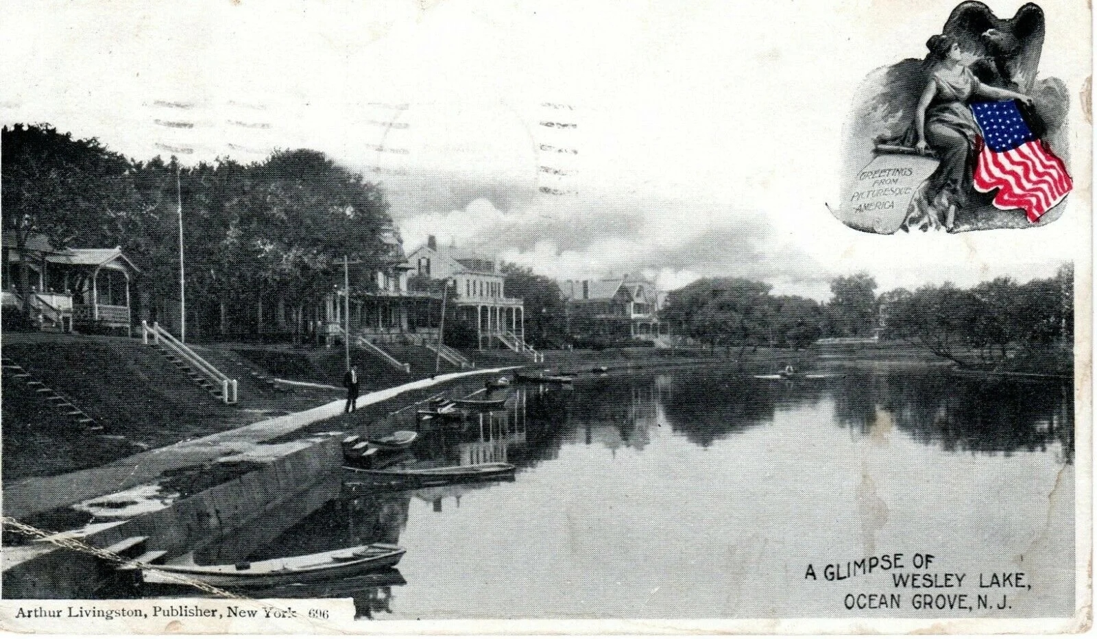 Wesley Lake & Homes (1905)