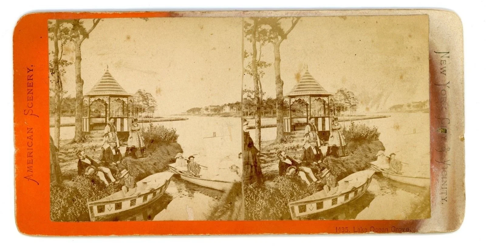 Pagoda on Wesley Lake (1870s)