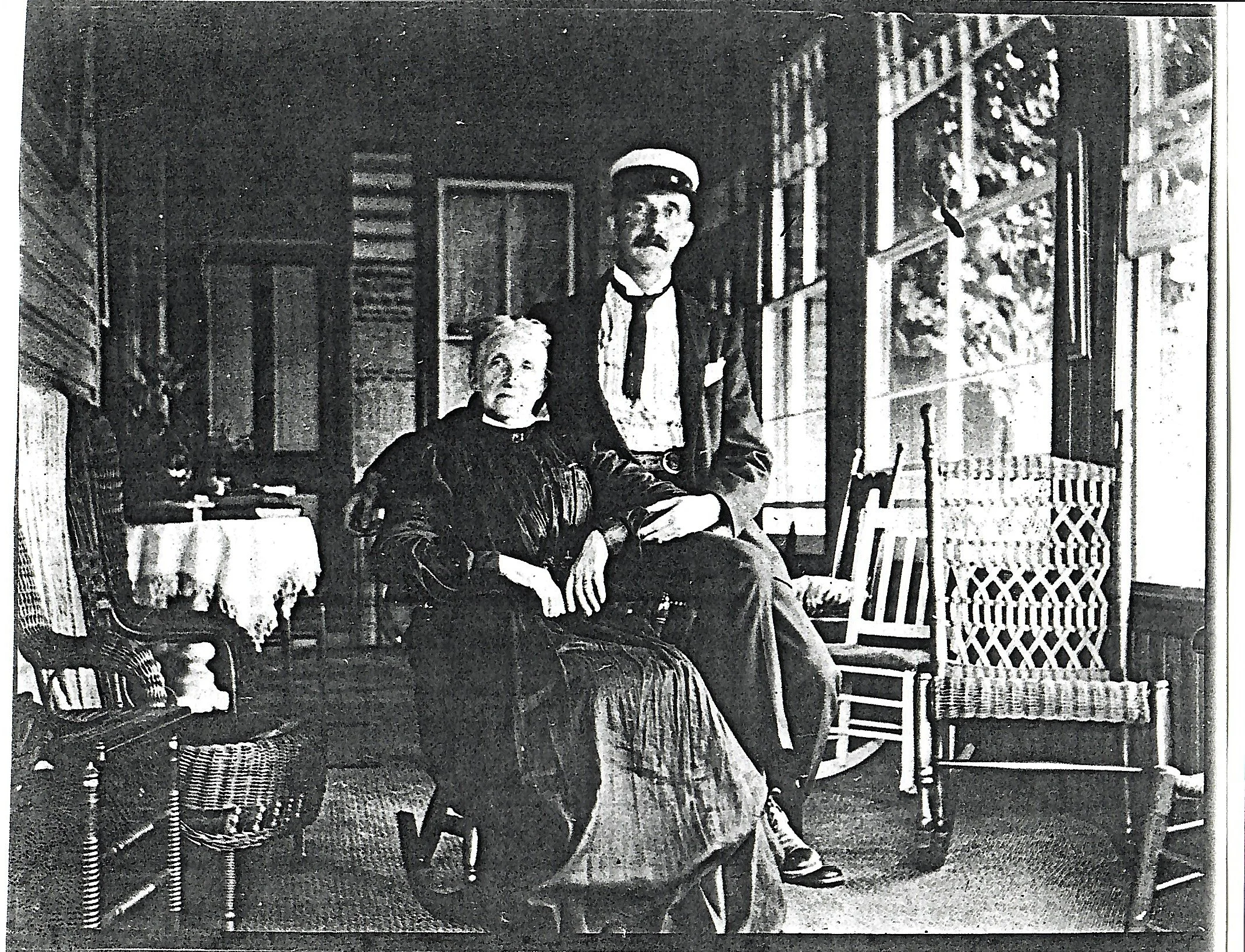 Mother & Son at The Olive House (19 Heck) circa 1900s