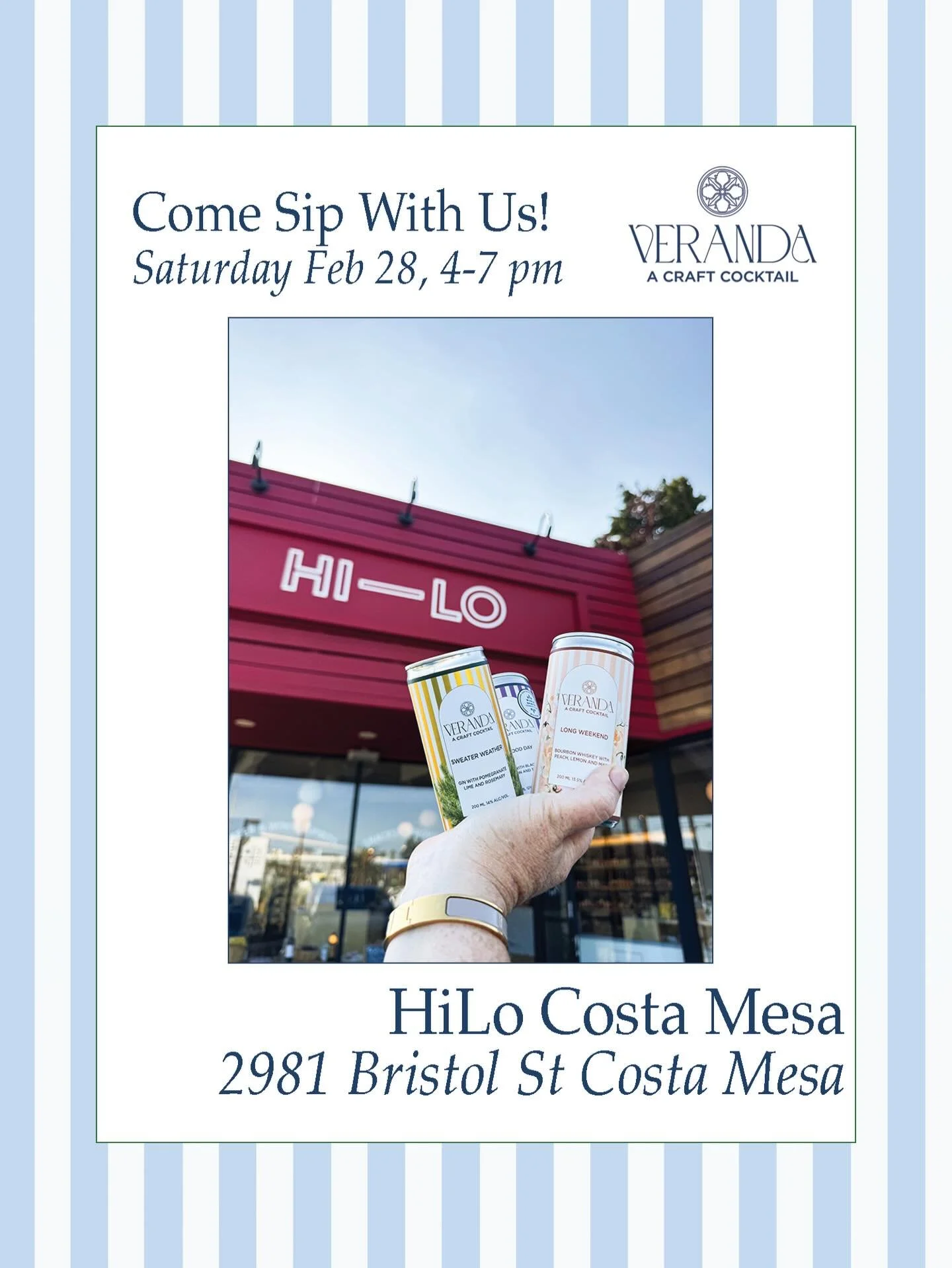 Hey Orange County! Swing by for a taste and stock up for the weekend!