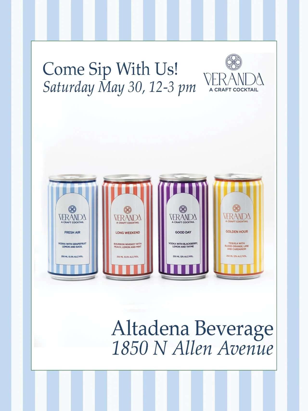 See you tomorrow @altadenabev!