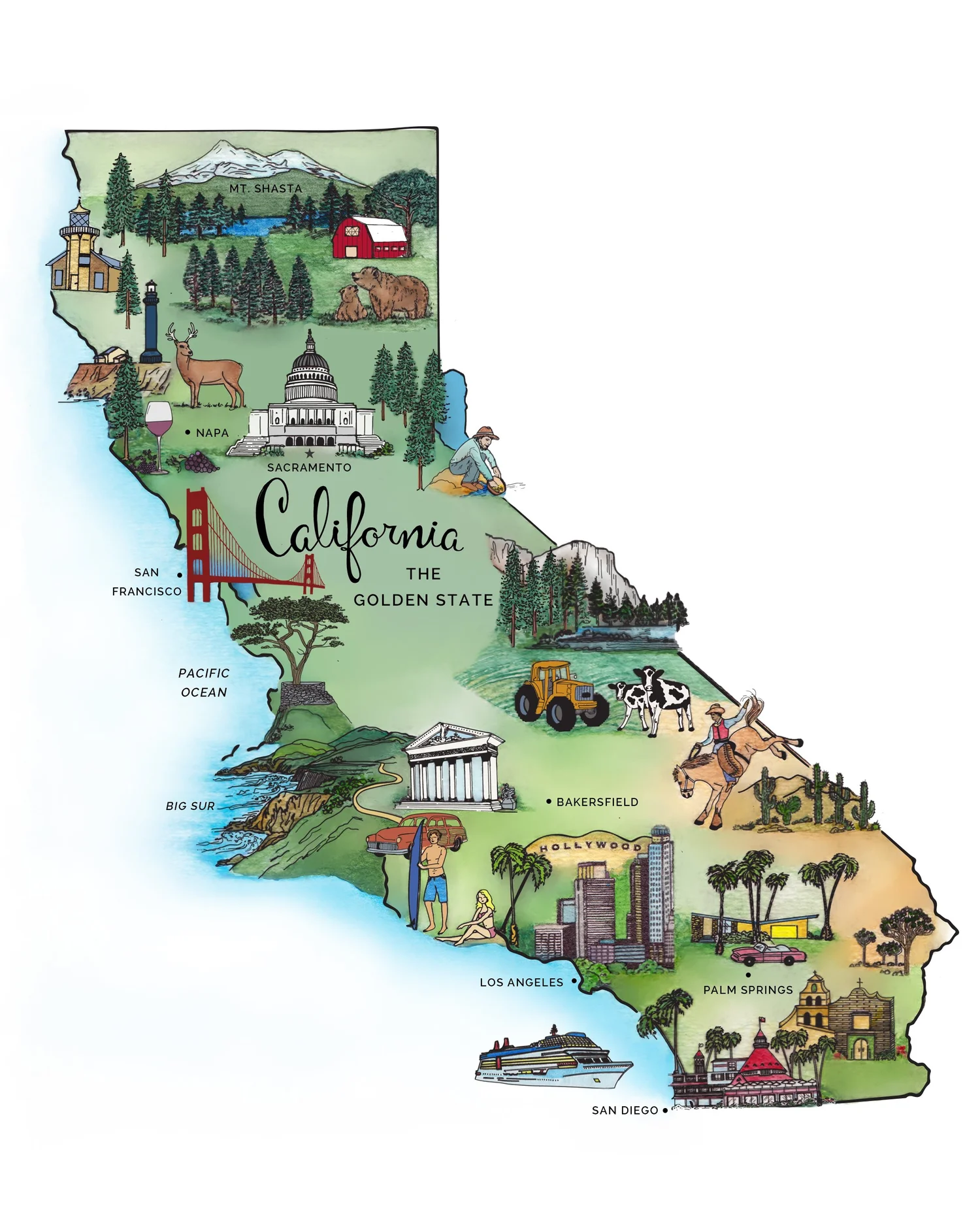Illustrated Maps Jessica Laughlin Designs Illustrated Maps Jessica Laughlin Designs