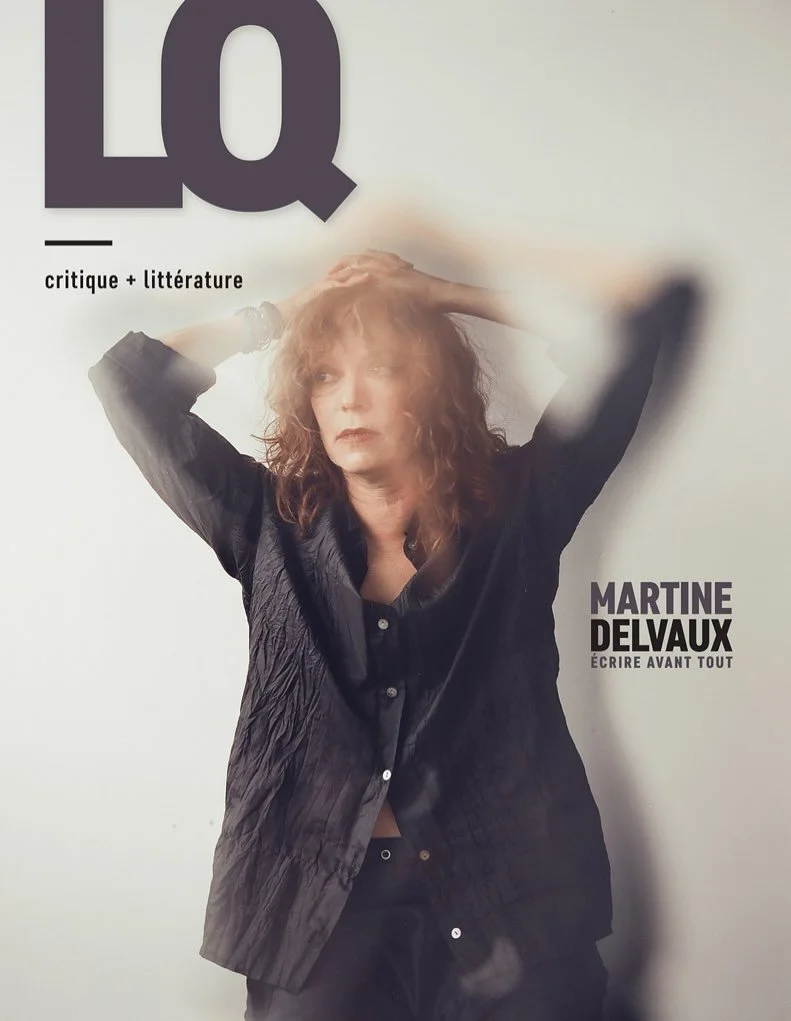 quel honneur de signer le visuel du nouveau num&eacute;ro de la @revuelq ☁️

un superbe dossier sur @martinedelvaux , ma maman d&rsquo;amour, avoir la chance de cr&eacute;er avec toi est un cadeau

Merci Alexandre Vanasse pour la confiance, M&eacute;