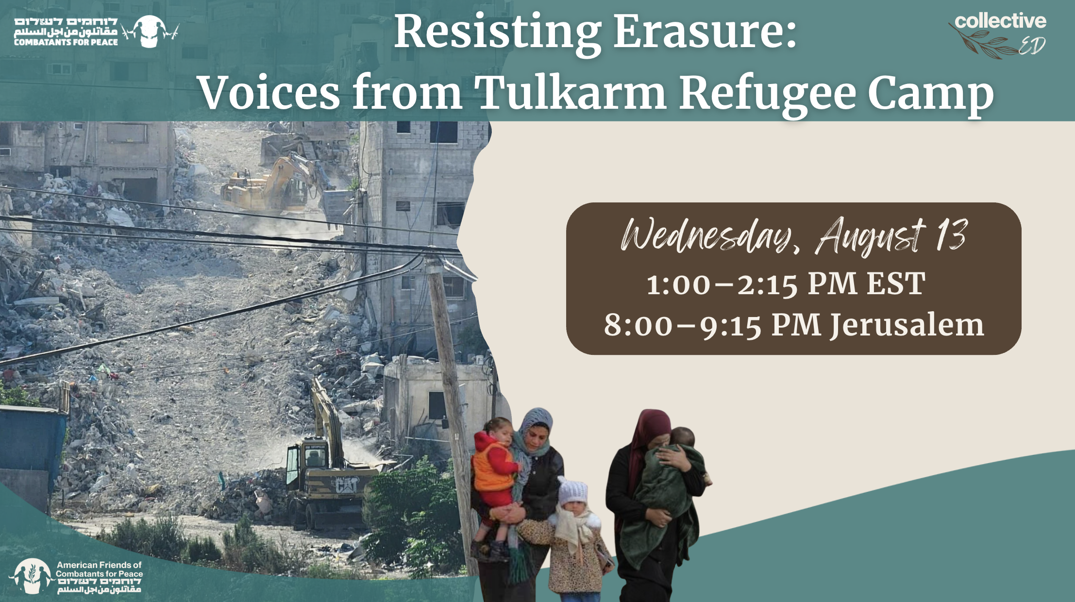 Resisting Erasure: Voices from Tulkarm Refugee Camp