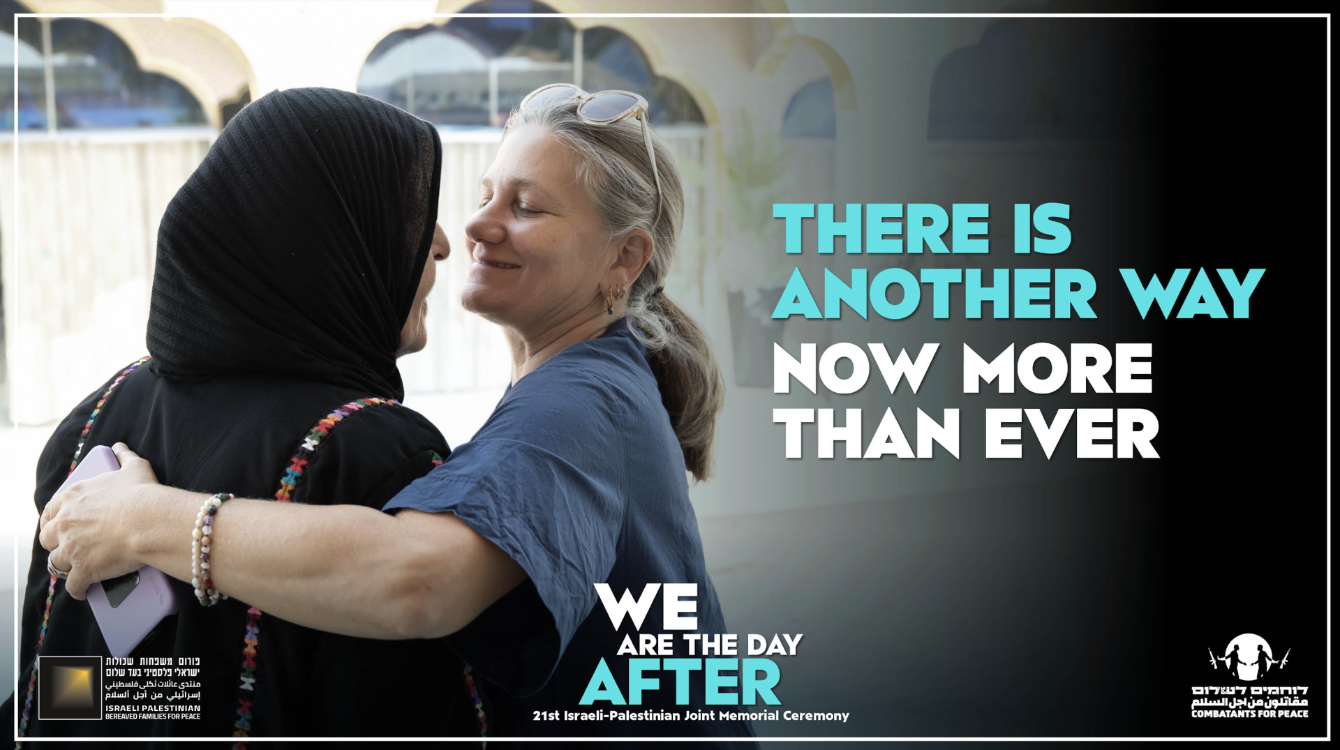 Grief can fuel war.       Or stop it.