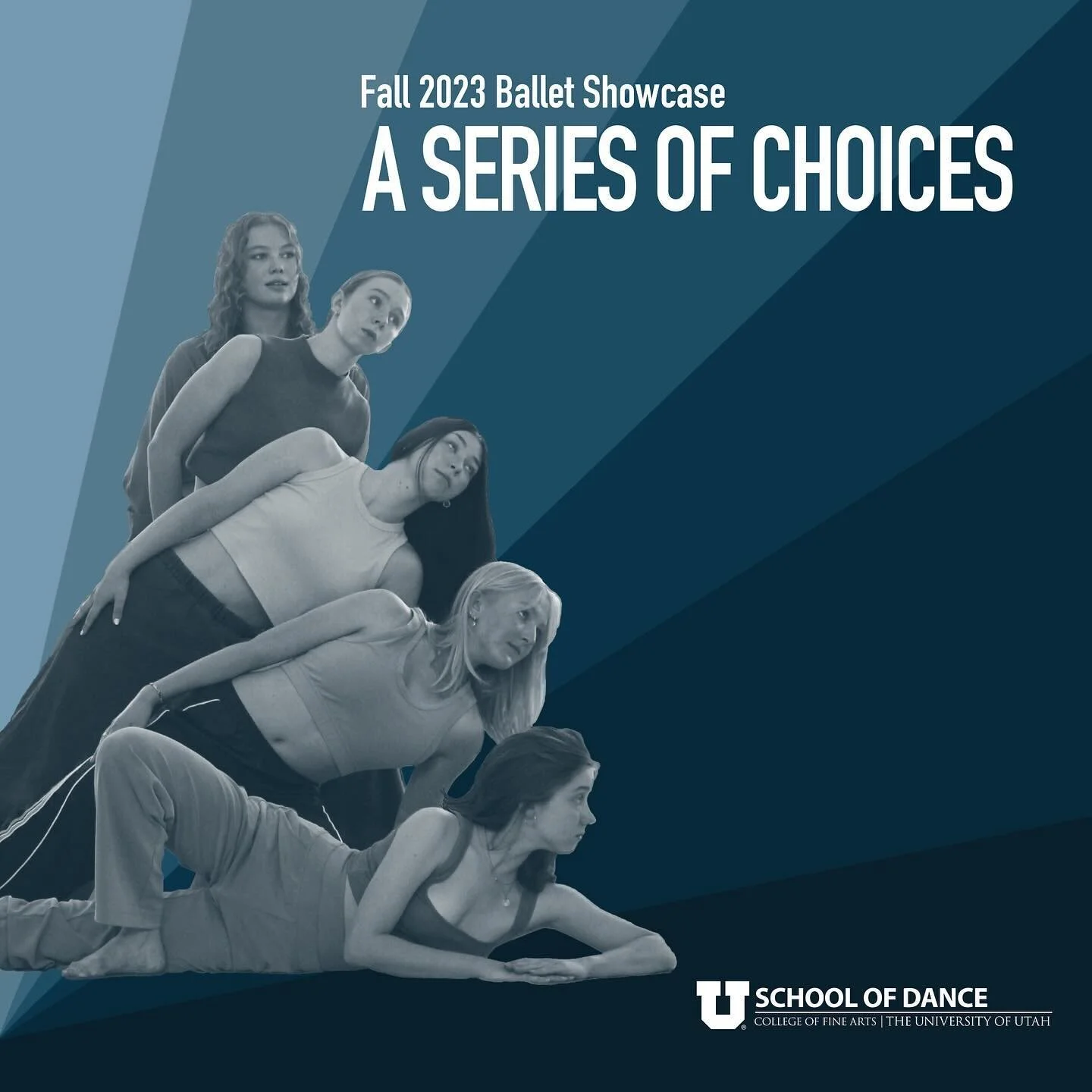 Come experience dynamic and diverse works that embody the evolution of each choreographer&rsquo;s artistic voice.
The 2023 Ballet Showcase, A Series of Choices, is a diverse and exciting concert of student choreography in a range of styes from tradit