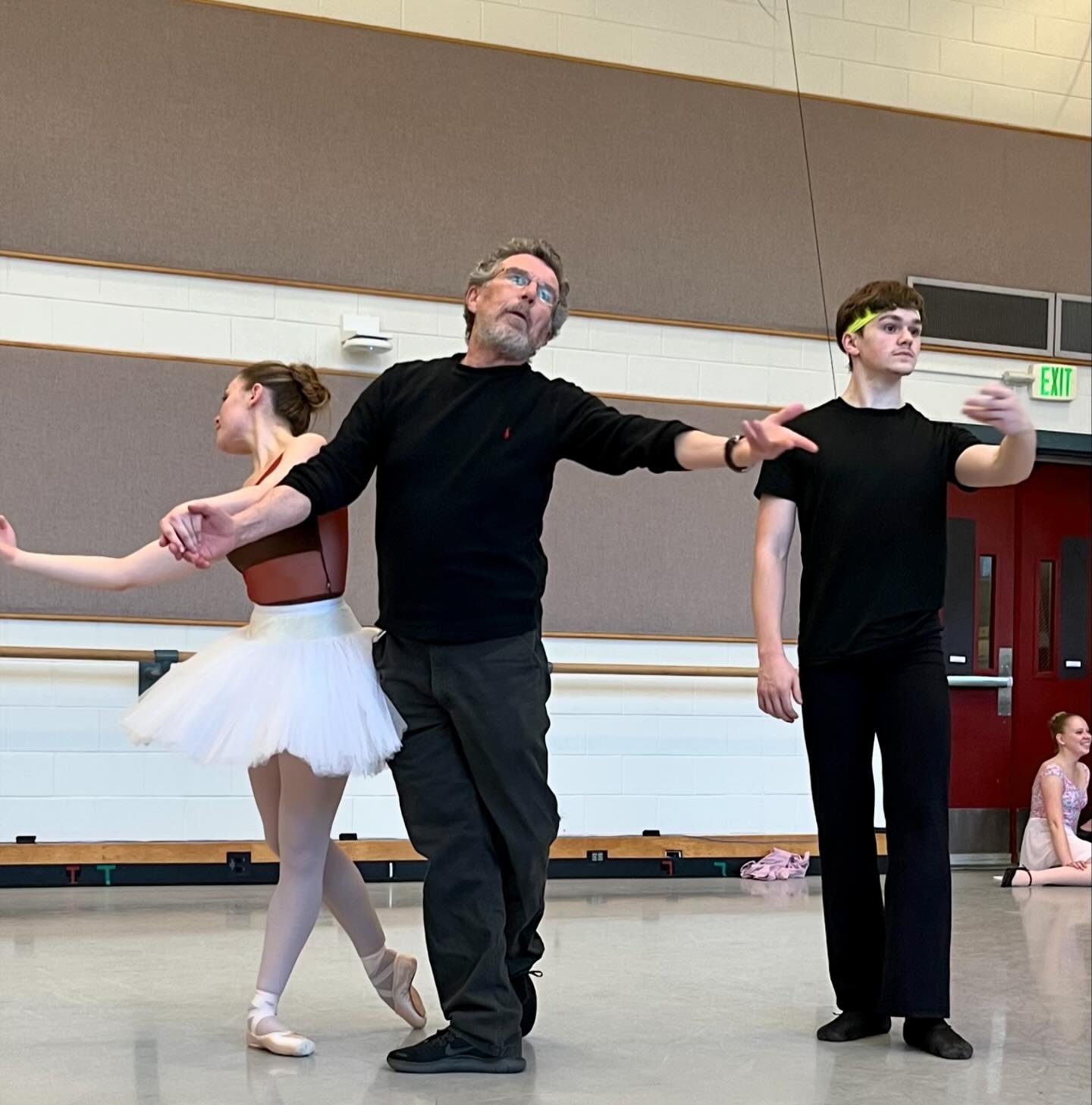 Bruce Caldwell, previously a @balletwest1 Principal Dancer and currently the Ballet West Archivist, came to rehearse Copp&eacute;lia with U Dance students earlier this week. 

See excerpts from Copp&eacute;lia at ALCHEMY next week, April 19 &amp; 20 