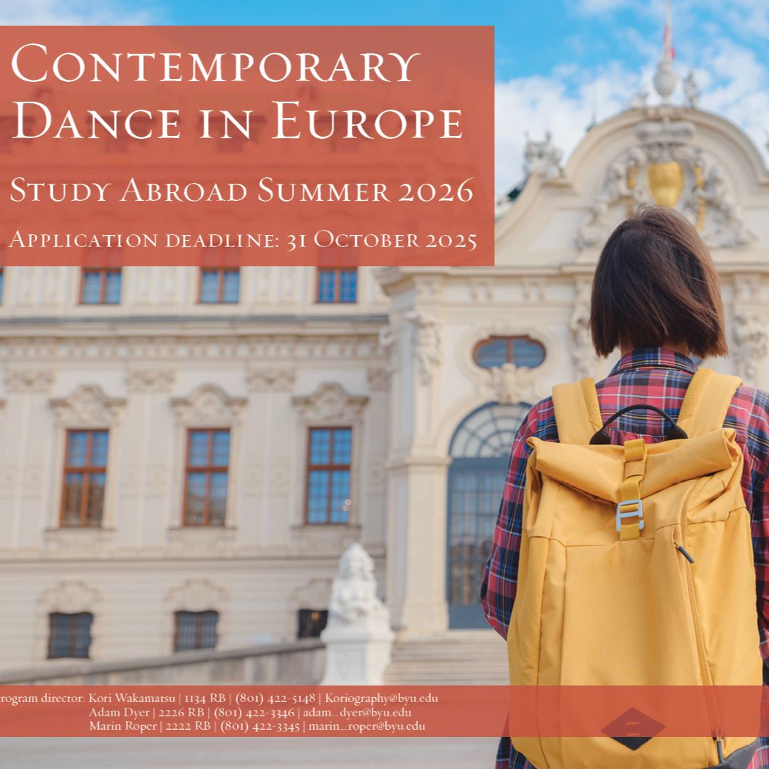 BYU Contemporary Dance Study Abroad in Europe