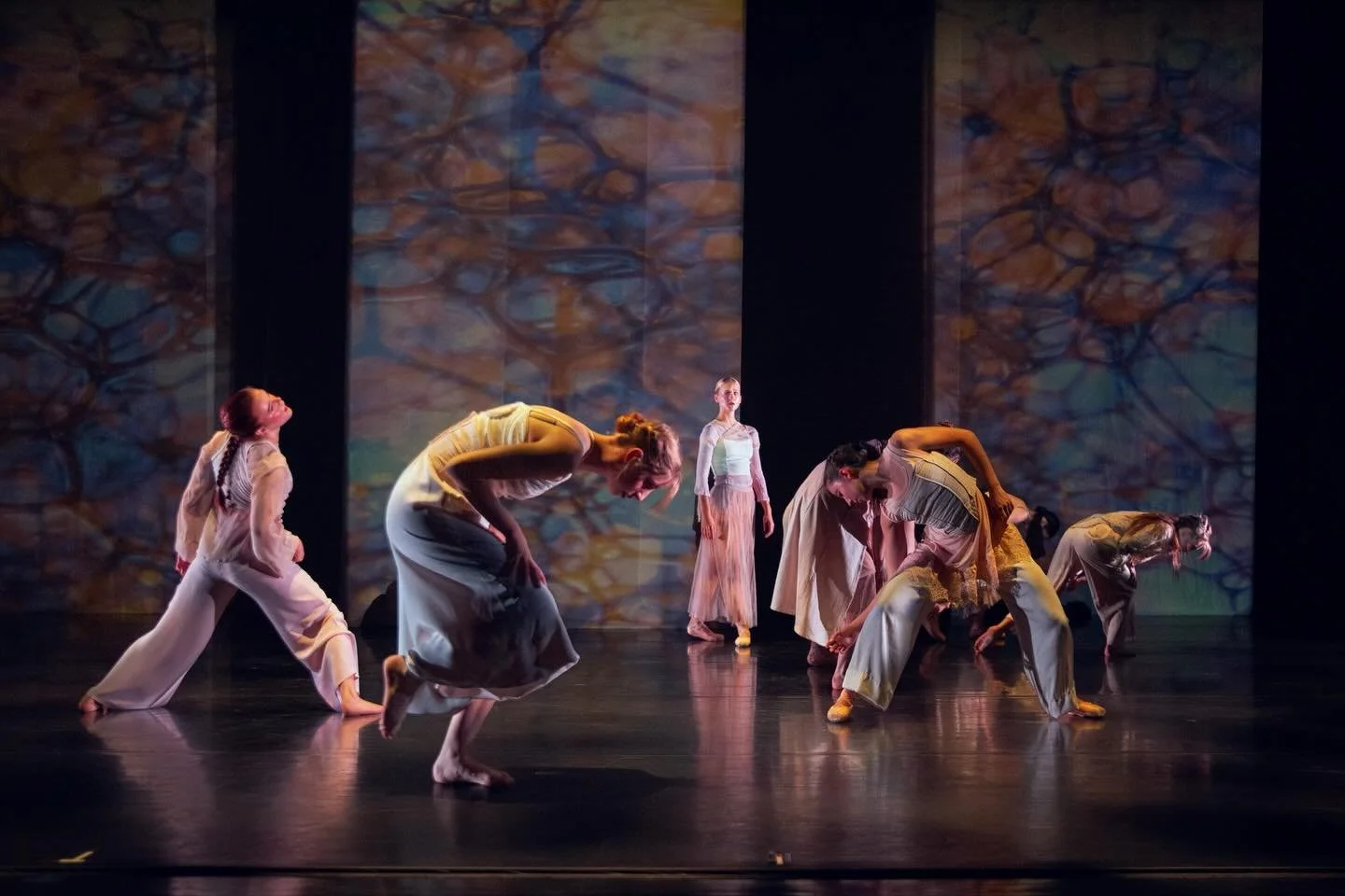 Did you miss this year&rsquo;s MFA Thesis Concert, WHERE EDGES BLUR? You can experience or relive the concert through the beautiful review at the link in our bio, written by @mmanzanales 

Photos featuring choreographic work by @kararchoreo @sophcard