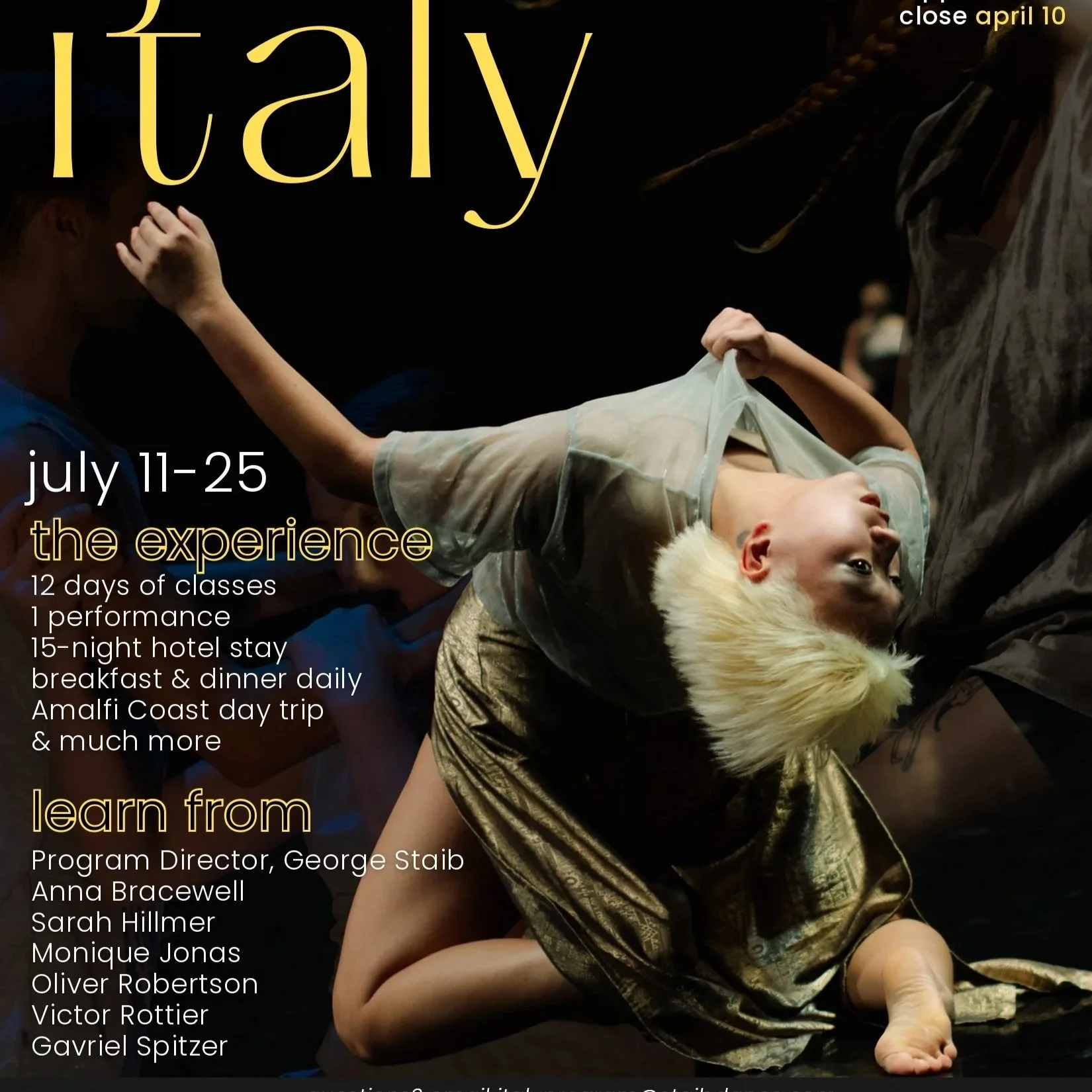 staibdance Summer Intensive in Italy