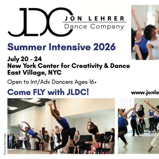 Jon Lehrer Dance Company Summer Intensive