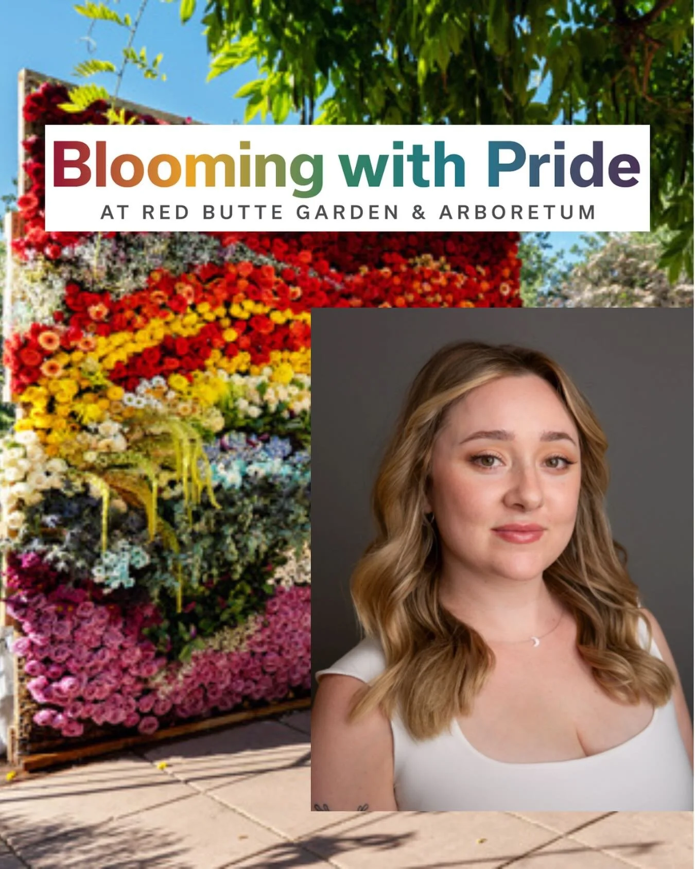 This weekend, see the School of Dance&rsquo;s resident stage manager, Rebecca Johnson, present a series of dance works, &ldquo;Enduring, Adorned With Blooms,&rdquo; as part of @redbuttegarden Blooming with Pride event! 

Johnson&rsquo;s own choreogra