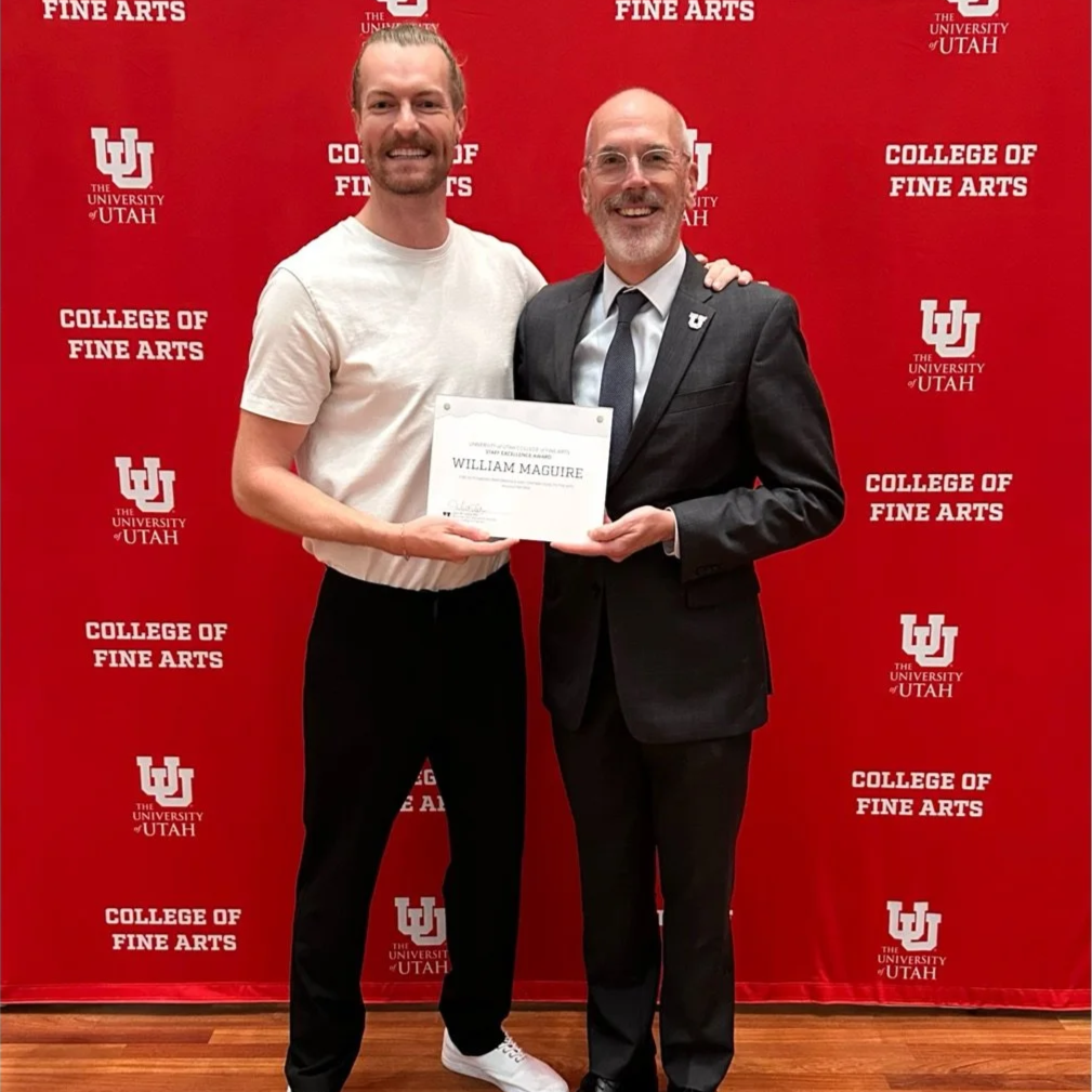 Will Maguire Awarded the College of Fine Arts Staff Excellence Award