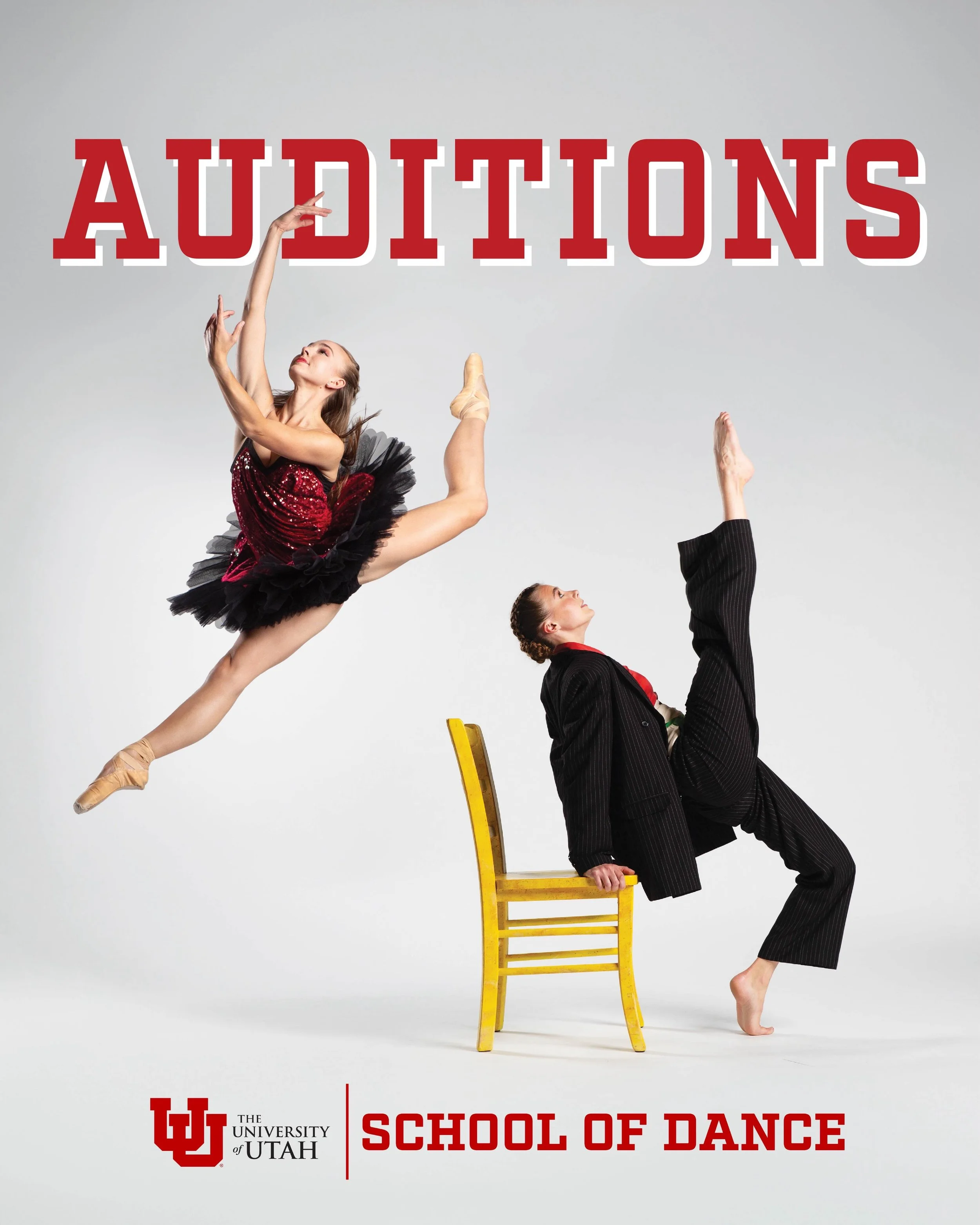 Audition for the University of Utah&rsquo;s Contemporary Dance BFA, Ballet BFA, and Utah Ballet Summer Intensive!

Experience the highest standard of Contemporary Dance, Modern, Postmodern, Classical Ballet, and Screendance in a safe, professional, a