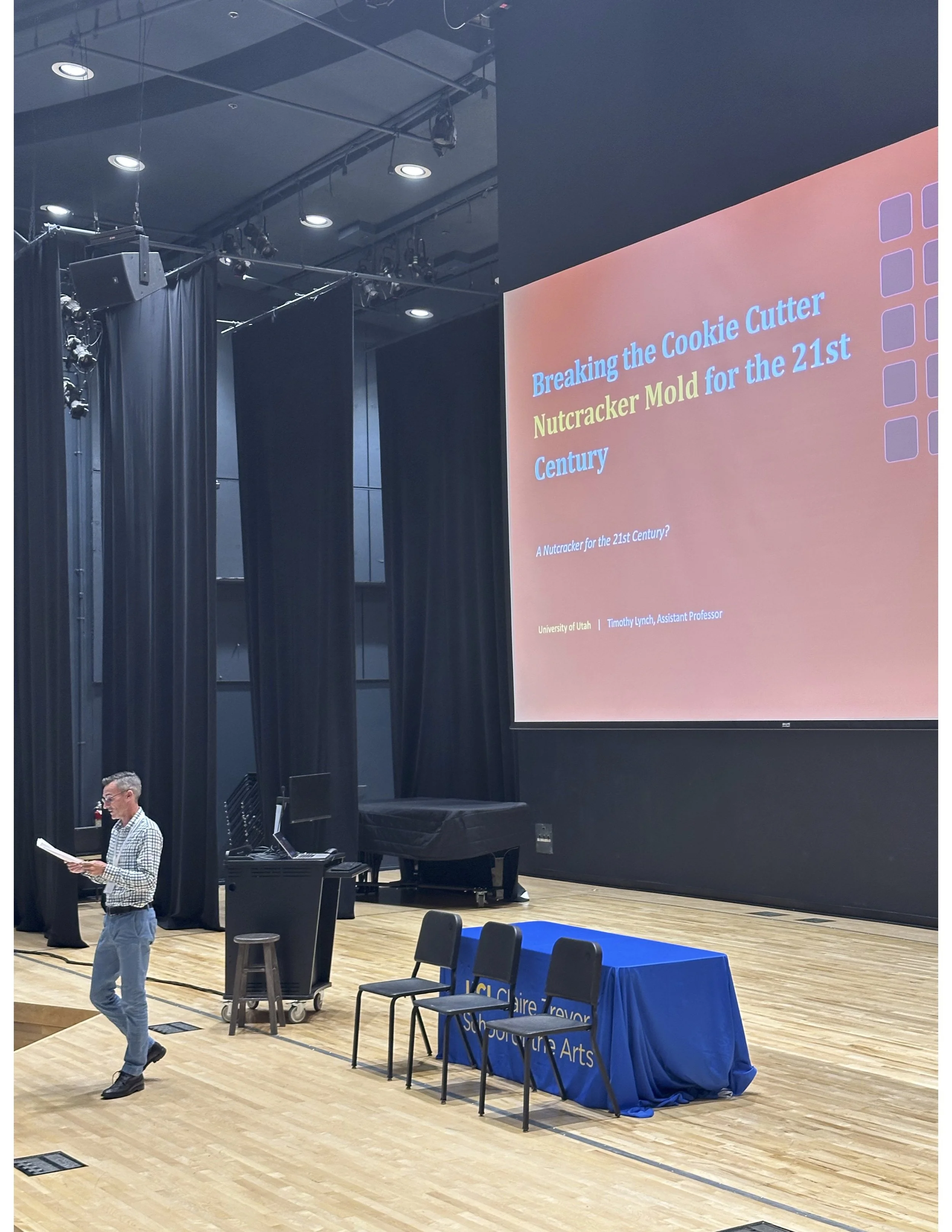Timothy Lynch Presented at CORPS de Ballet International Conference