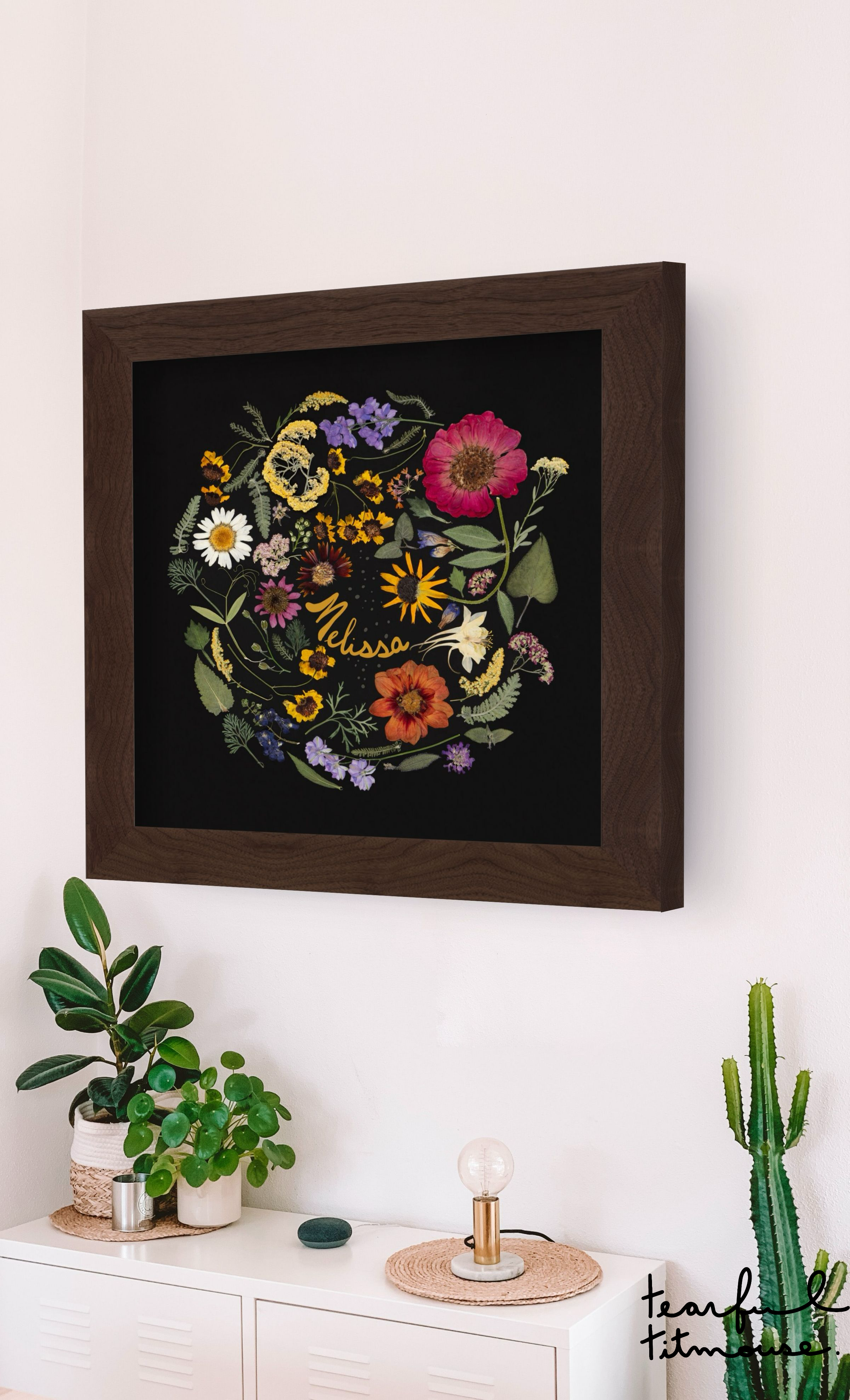 Customized Wreath-Print