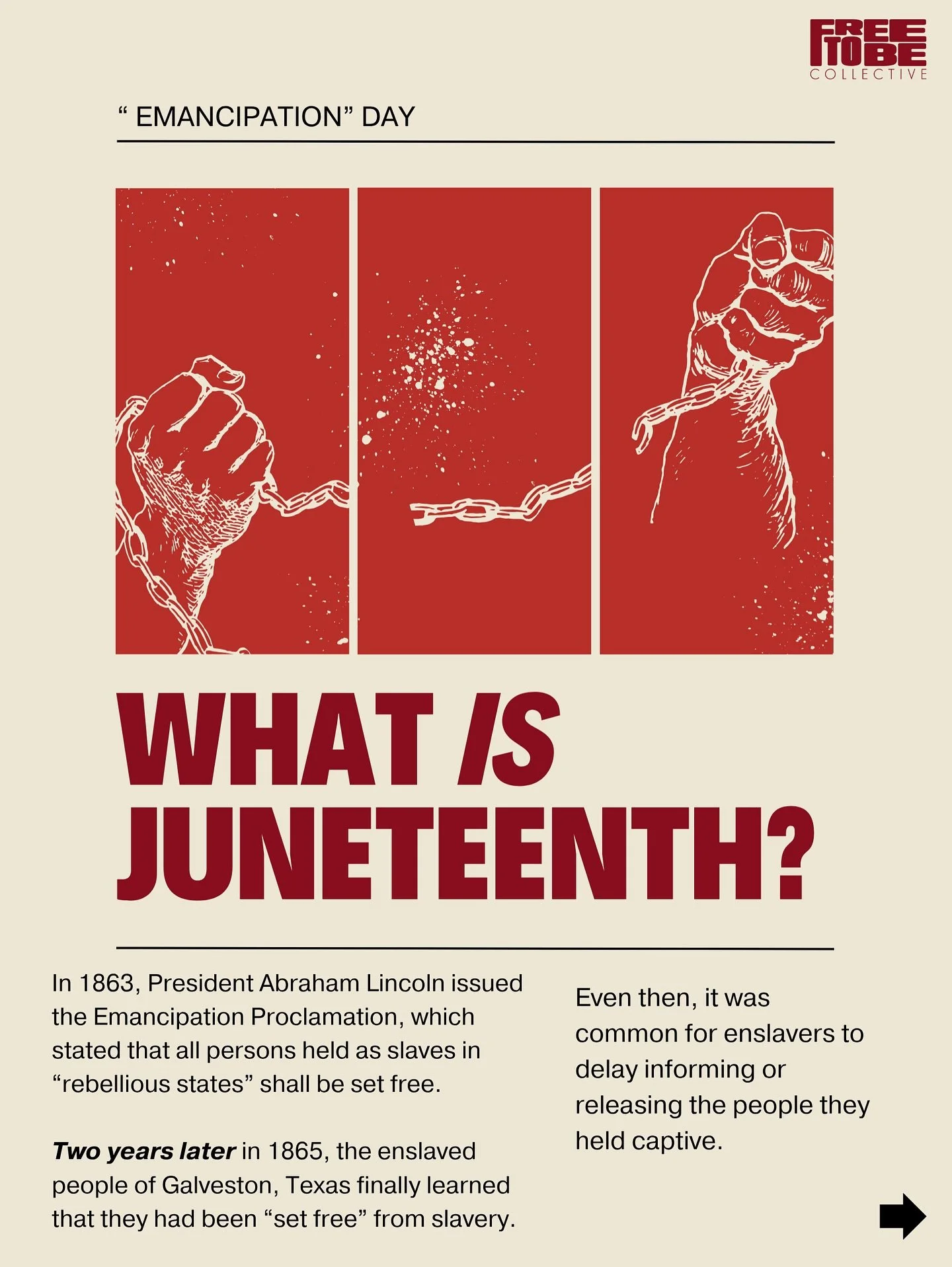 Black people weren&rsquo;t freed. We were delayed, resisted, and re-enslaved through new systems built to keep us bound.
From chain gangs to sharecropping to mass incarceration, freedom came slow, and it came at a cost.

And yet, we&rsquo;ve always f
