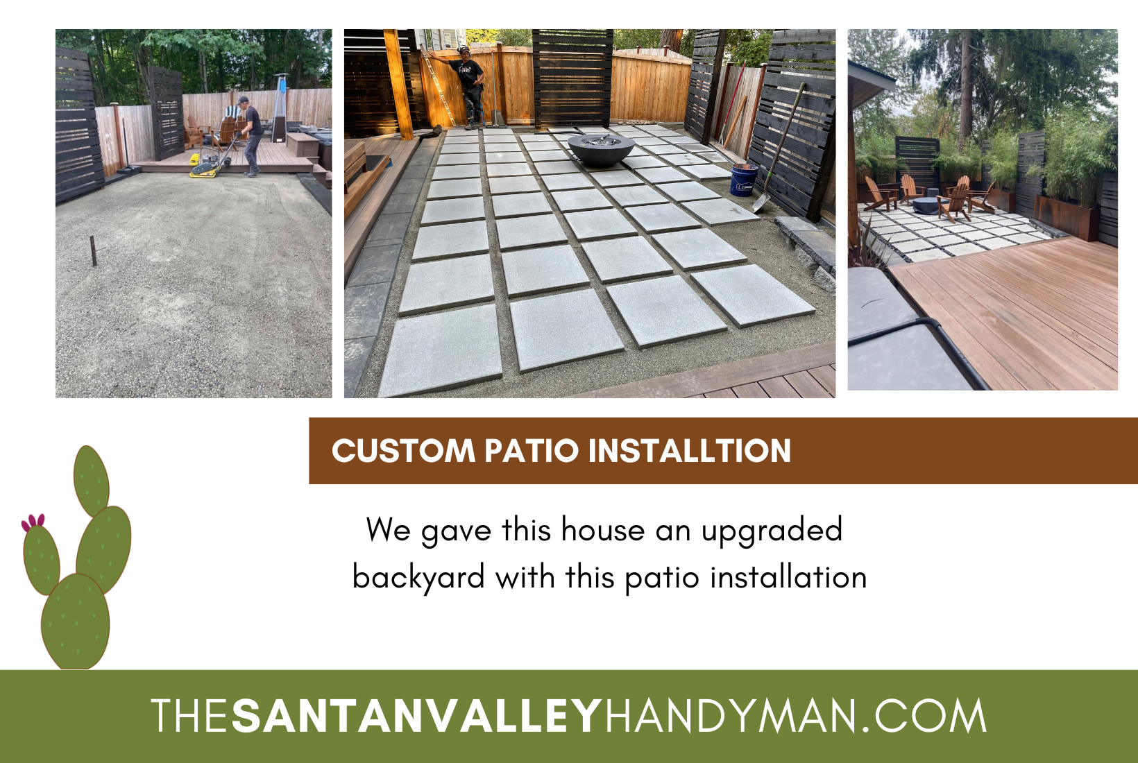 Custom Patio Build by San Tan Valley Handyman
