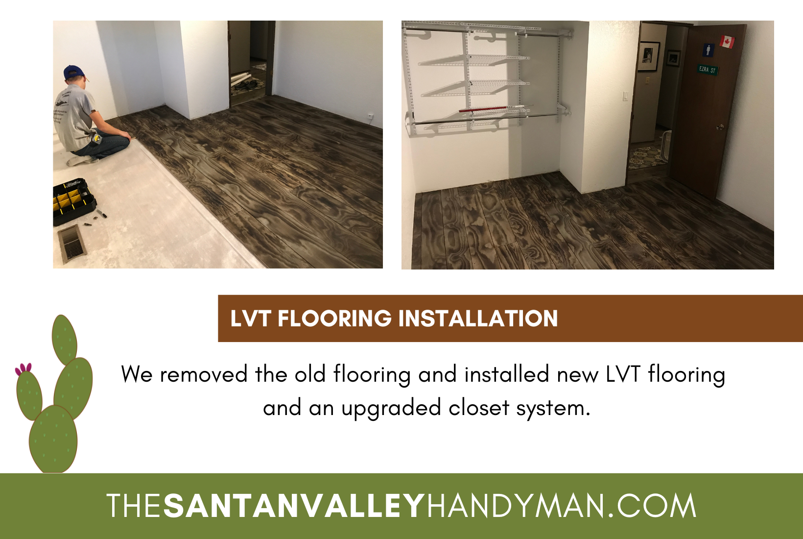 LVT Flooring installation
