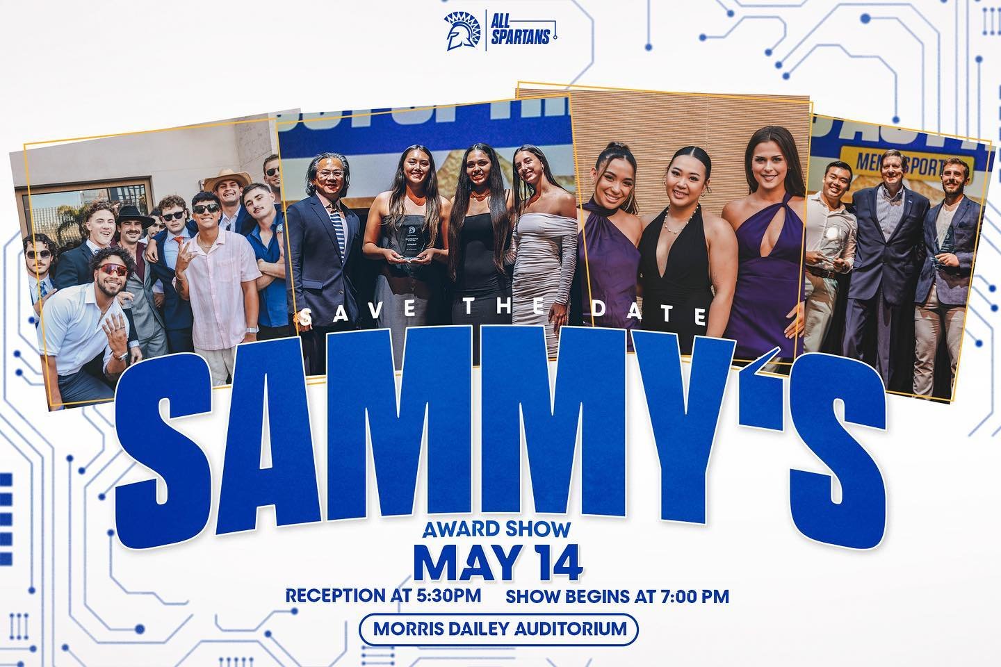 We can&rsquo;t wait to see you all at this years Sammy&rsquo;s! Join us in celebrating the 2023/ 2024 seasons!

📆 May 14
📍Morris Dailey Auditorium 
⏰Arrive at 5:30

#AllSpartans