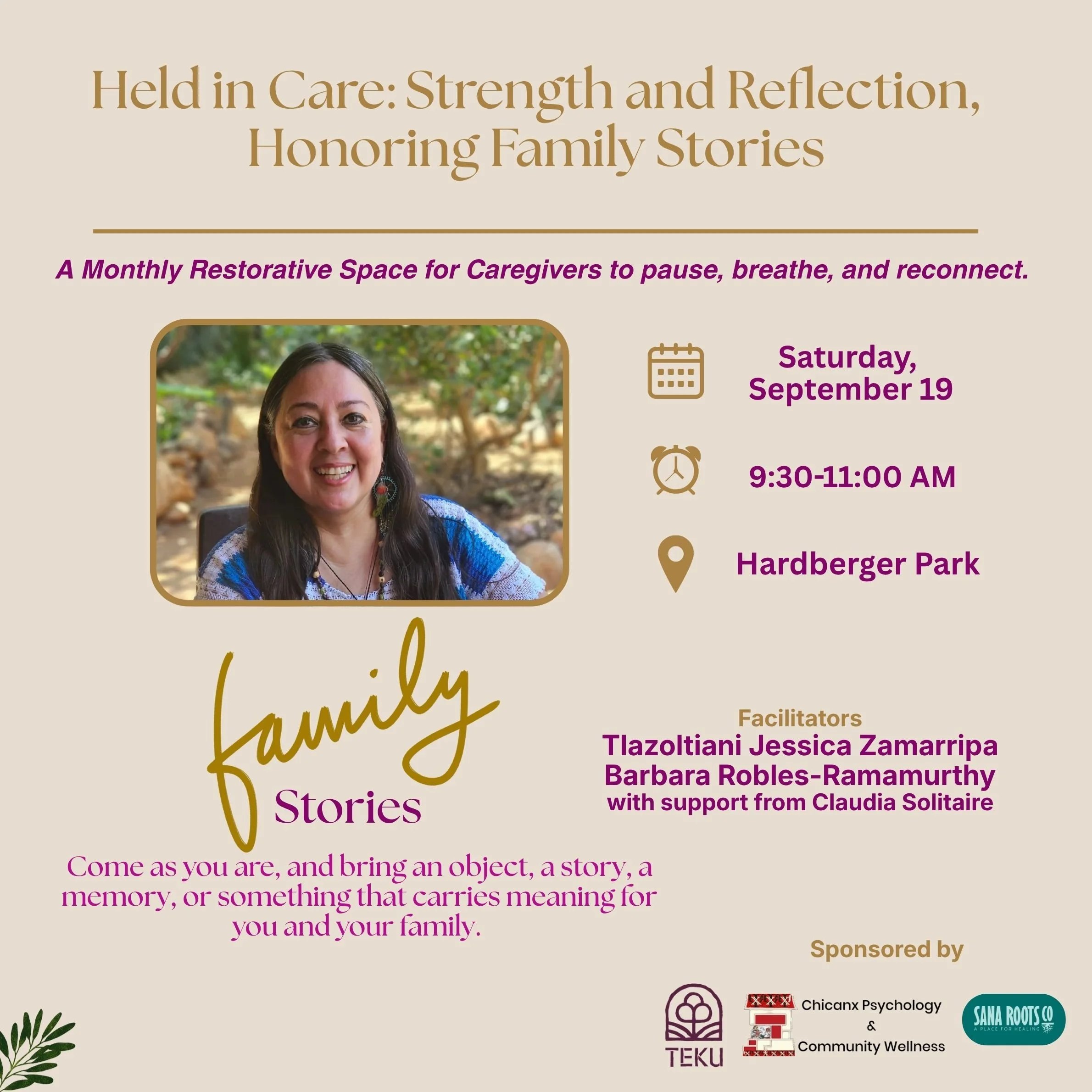 Held in Care: Strength &amp; Reflection Honoring Family Stories