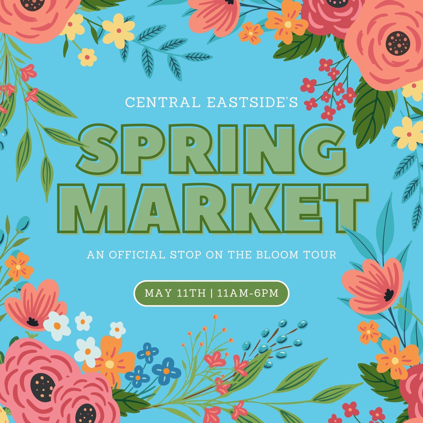 🌸 Join us at the Spring Market 🌸

May 11th, 11 am - 6 pm
Water Ave Showroom, 1010 Water Avenue, Suite 105

Get ready to explore the vibrant energy of the Central Eastside as it joins this year's Bloom Tour, expanding beyond downtown Portland and Ol