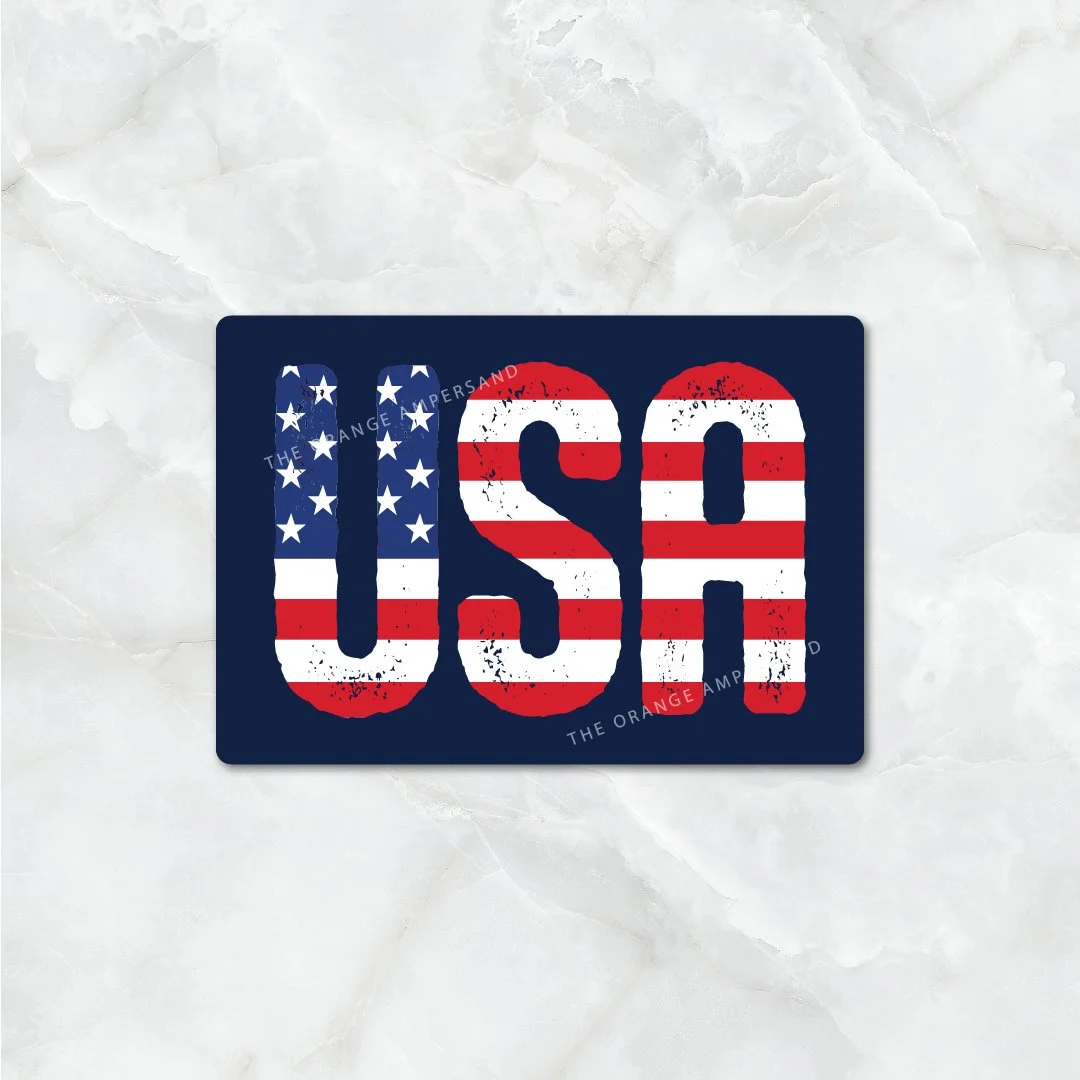 USA Stars & Stripes Sticker