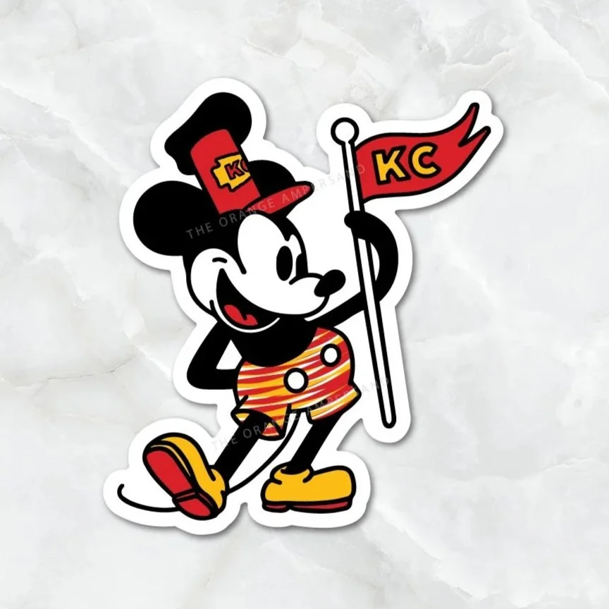 KC Steamboat Willie Sticker