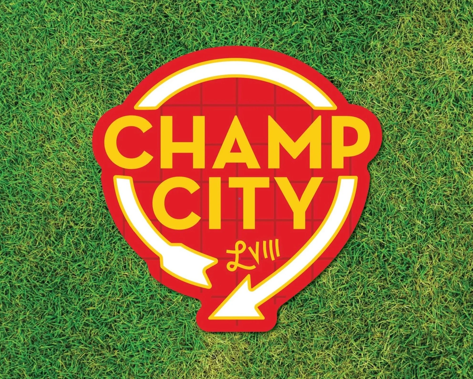 Chiefs Champ City LVIII Champions Sticker
