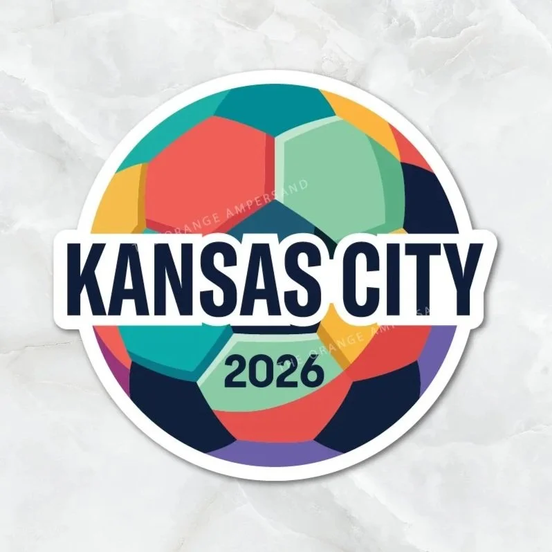 Kansas City 2026 Soccer Ball Sticker