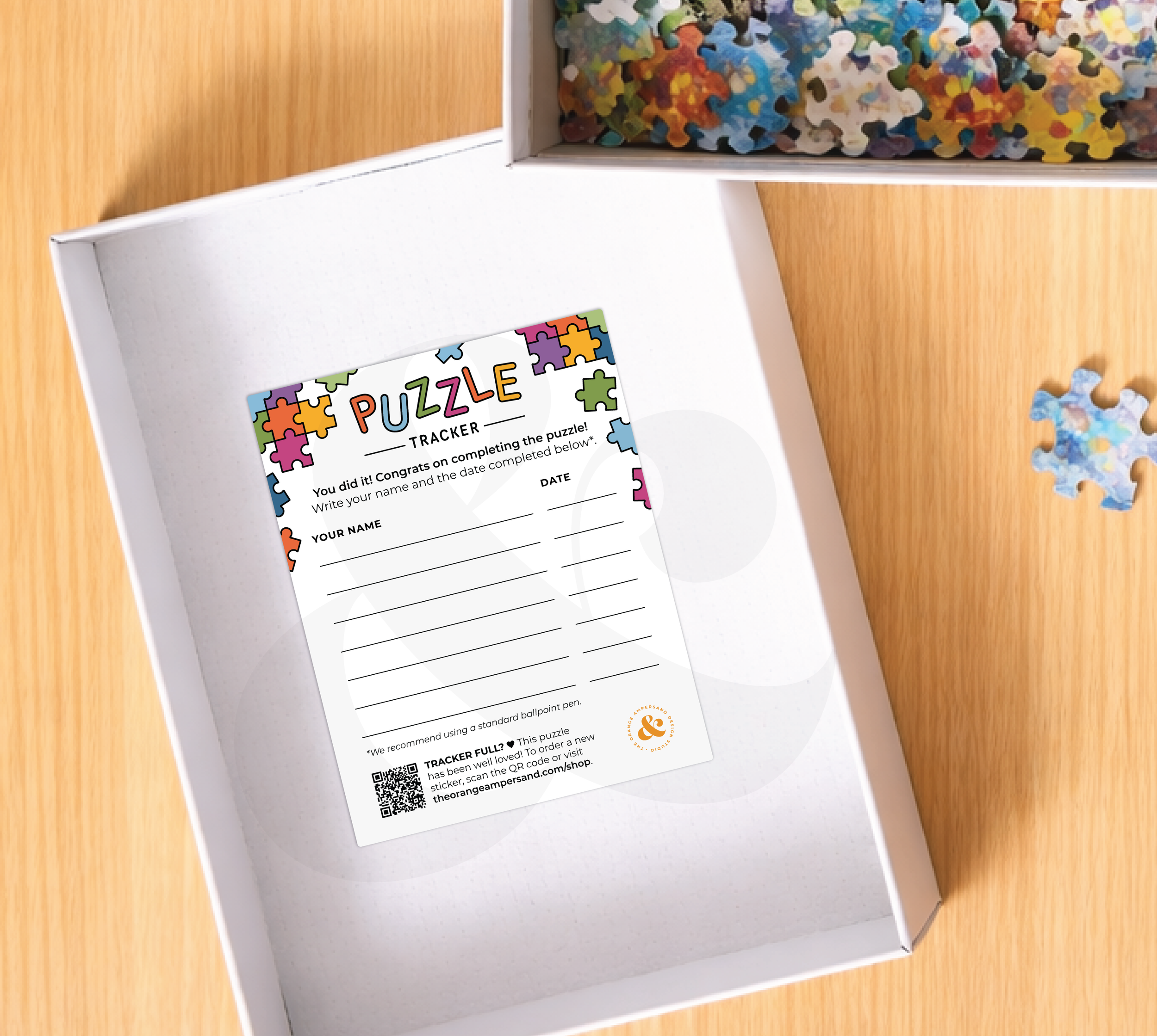 Puzzle Tracker Sticker