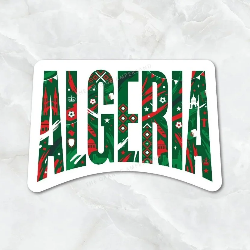 Algeria Soccer Icons Sticker