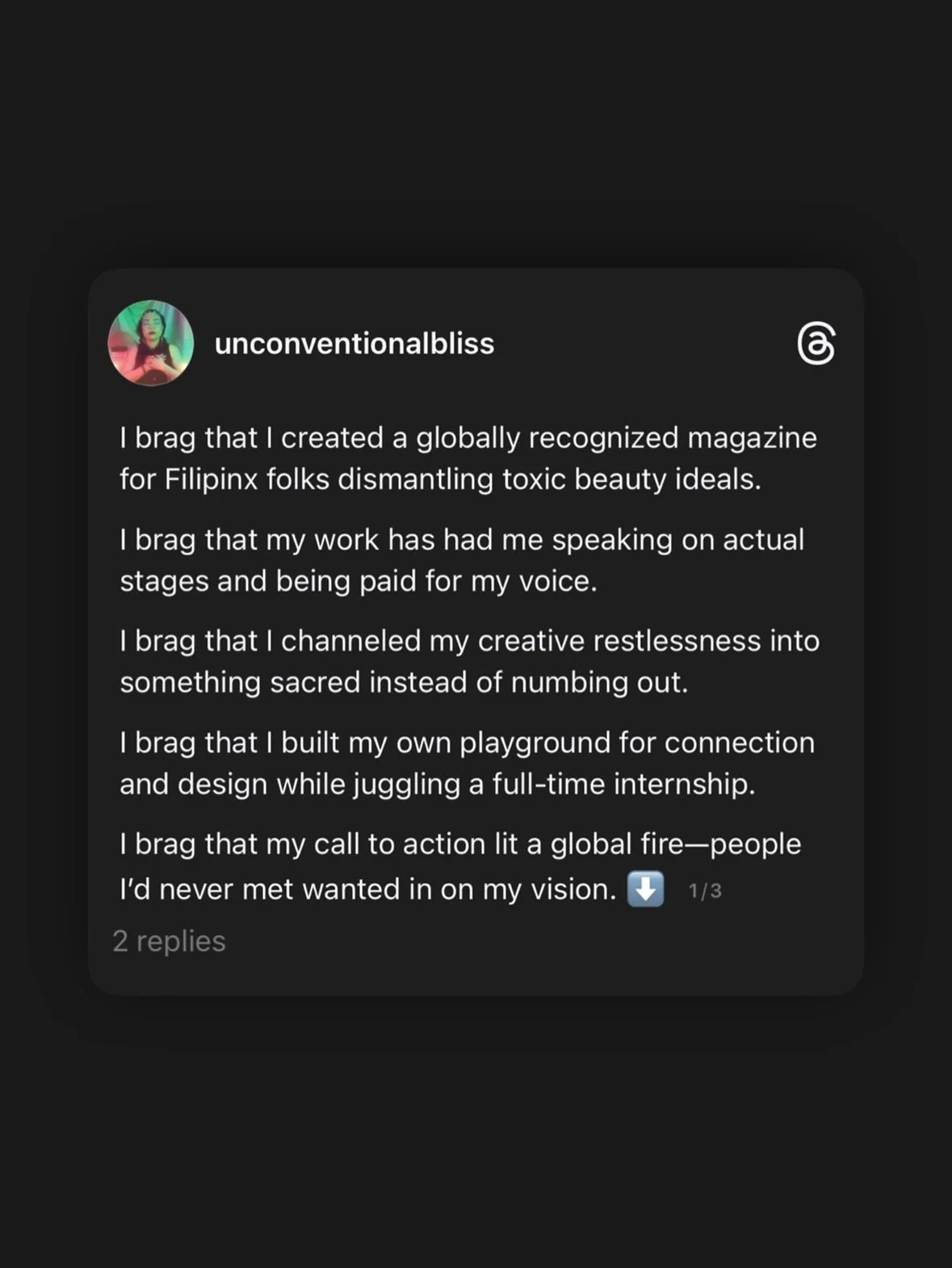 Remembering who I am and practicing getting comfortable with letting you know 😎