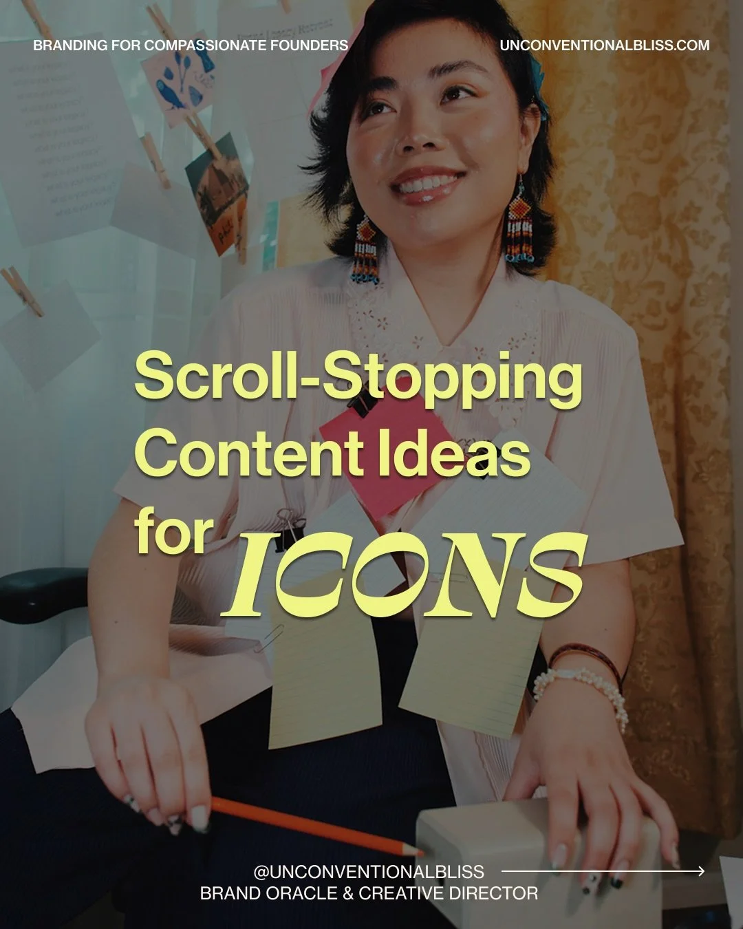 Bookmark this for later, plus extra support for the overachievers&hellip;

Become a Brand Icon Intensive is BACK!

An oracle-meets-strategy portal to decode what your brand is really trying to say&mdash;so you can align, express, and embody your next