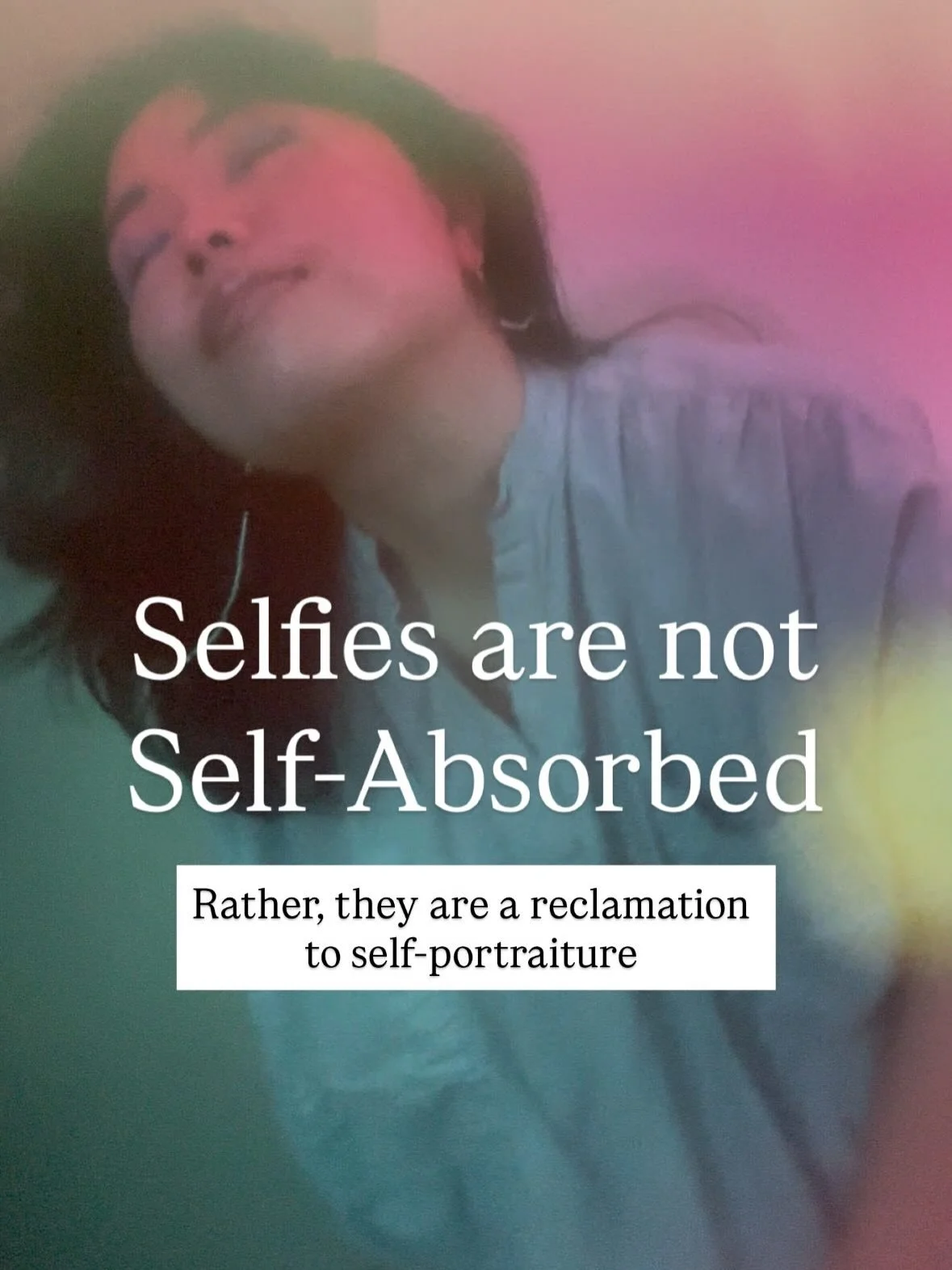 This is how you reclaim your existence when you&rsquo;ve been told you&rsquo;re too much or not enough. 

Ready to join this movement of Selfies as Reclamation to Aligned Visibility? 

Sensual Selfies for Socials begins May 12, save your spot at my l