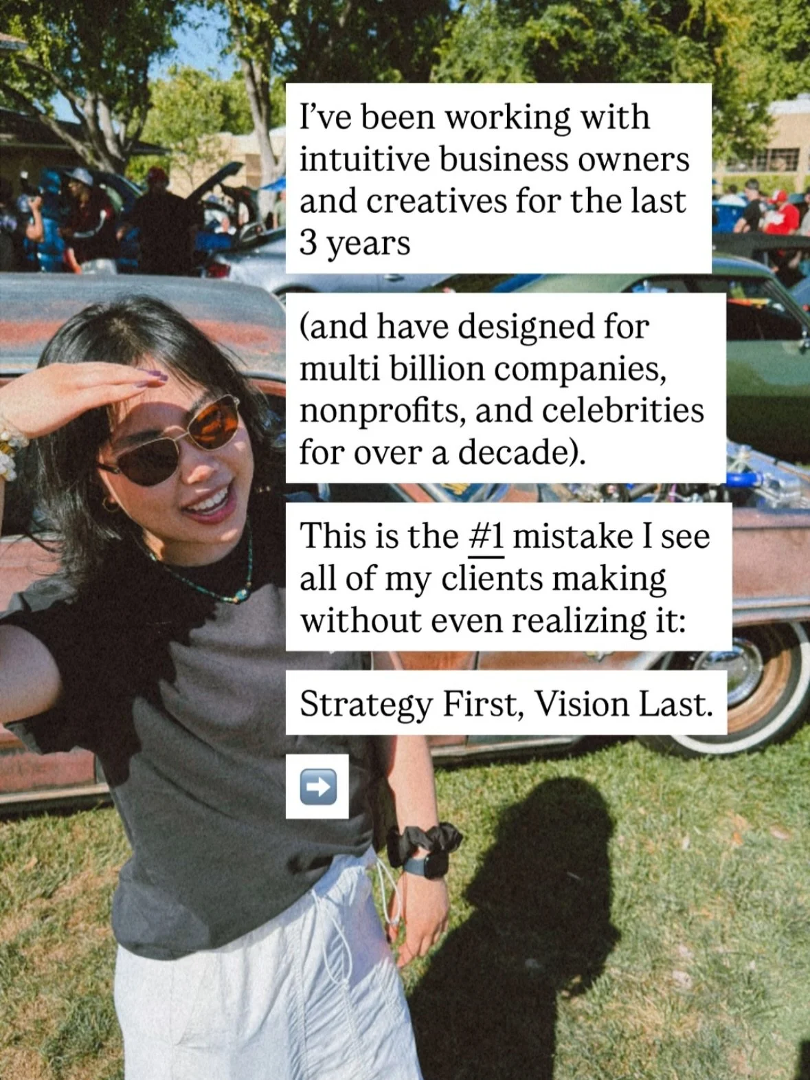 I&rsquo;ve been working with intuitive business owners and creatives for the last 3 years (and have designed for multi billion companies, nonprofits, and celebrities for over a decade).

This is the #1 mistake I see all of my clients making without e